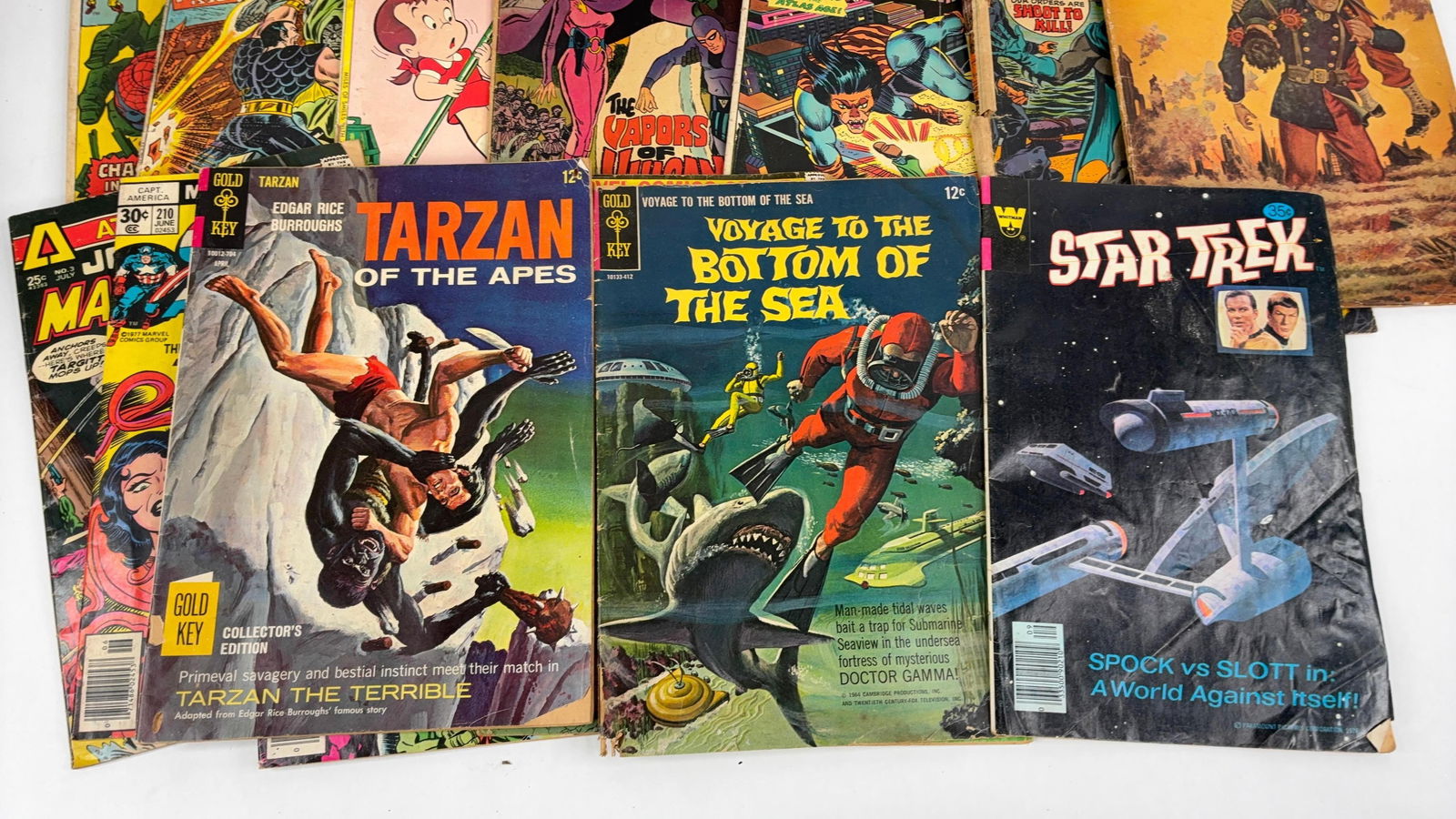 27 1970th Marvel comic books - 2
