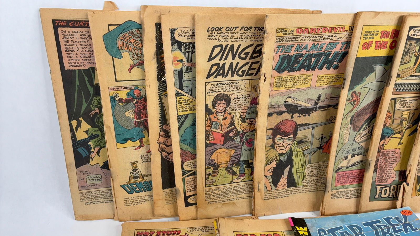 16 1970th Marvel comic books - 3