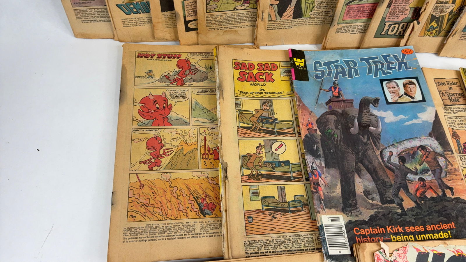 16 1970th Marvel comic books - 4