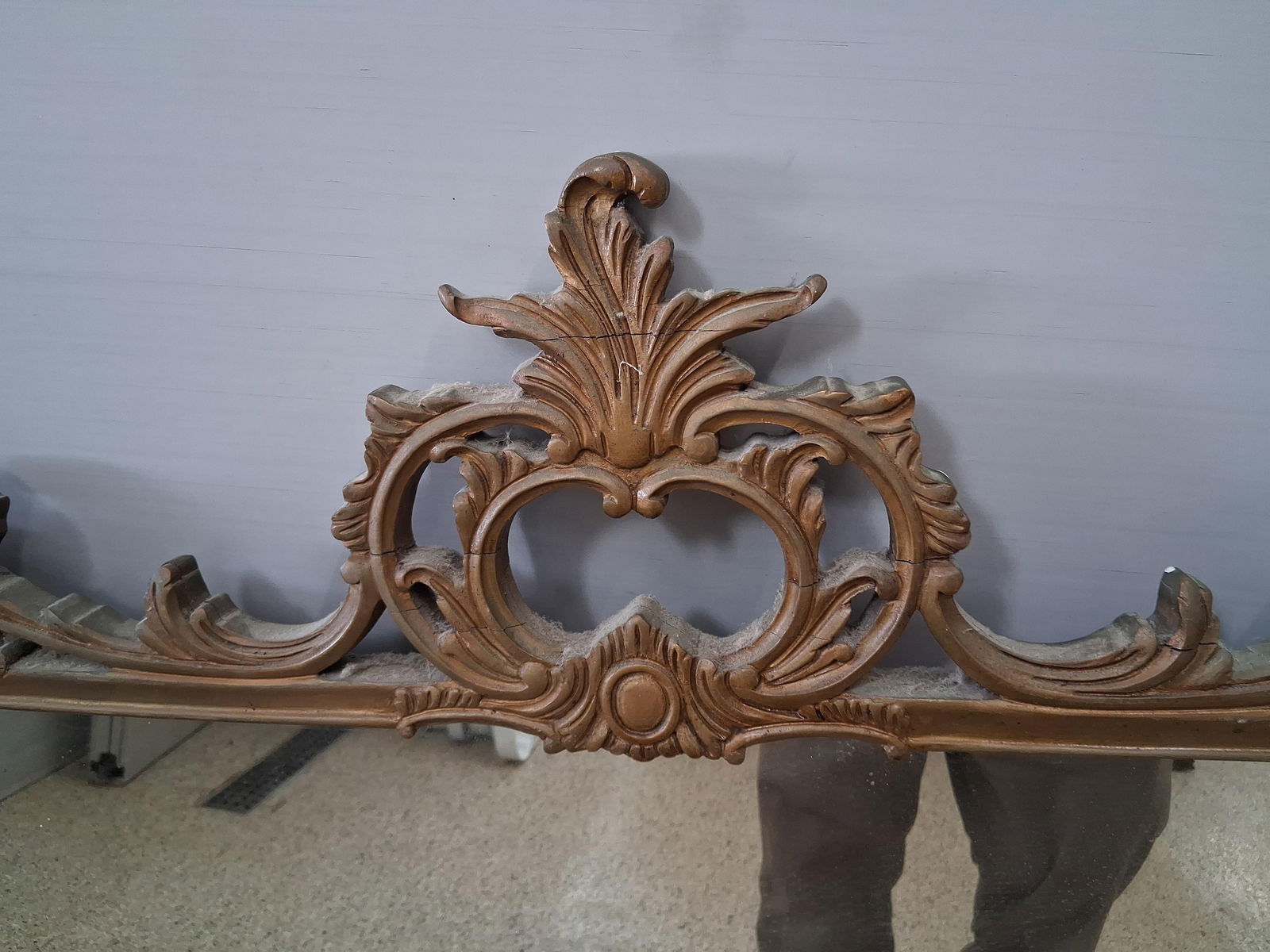 Impressive large Louis XV style wall mirror - 2
