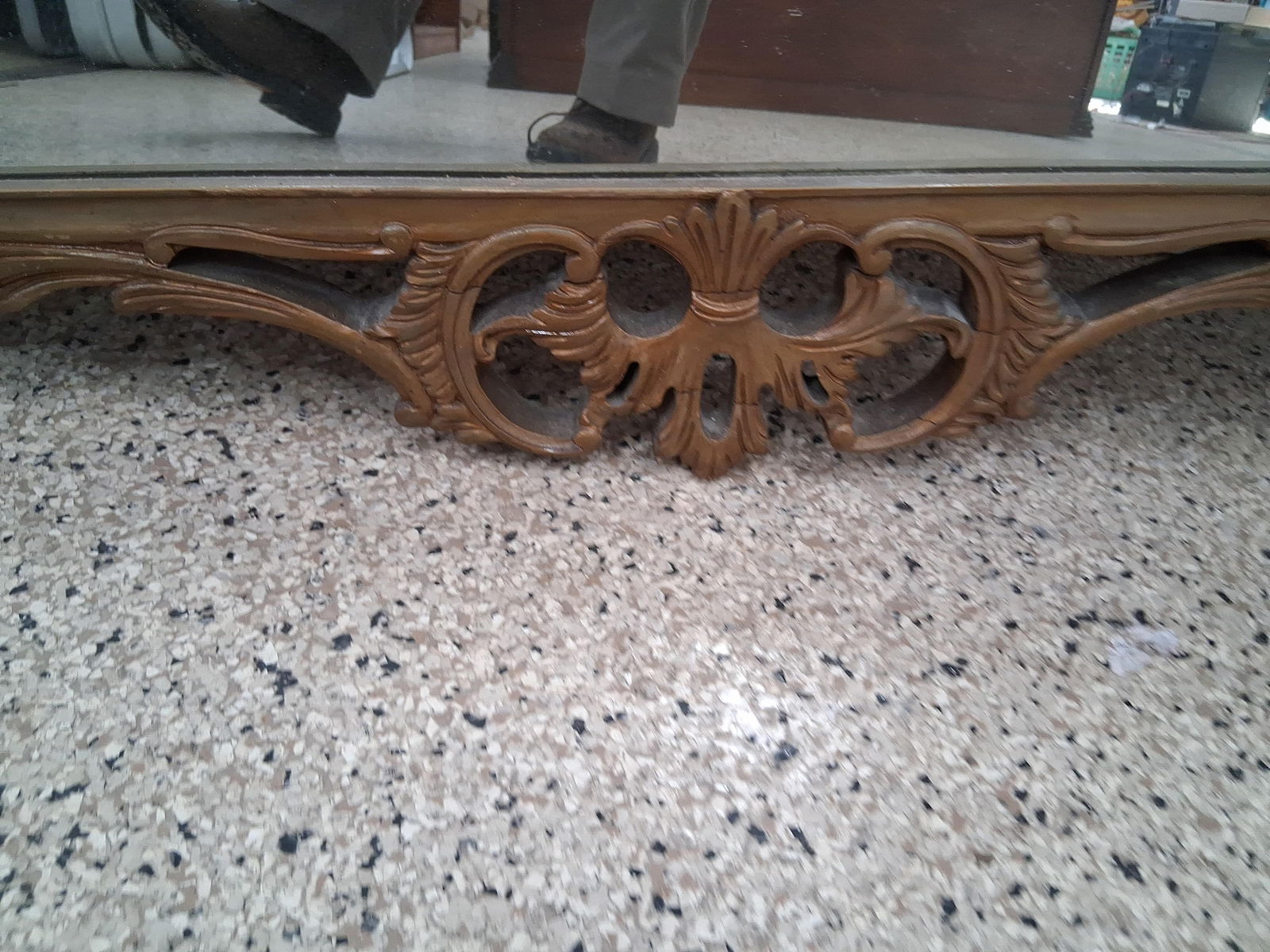 Impressive large Louis XV style wall mirror - 9