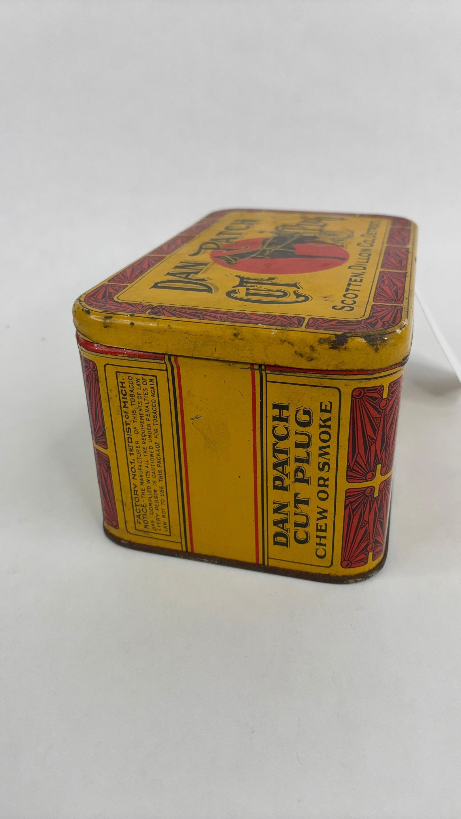 Dan Patch Cut Plug Tobacco tin - 3