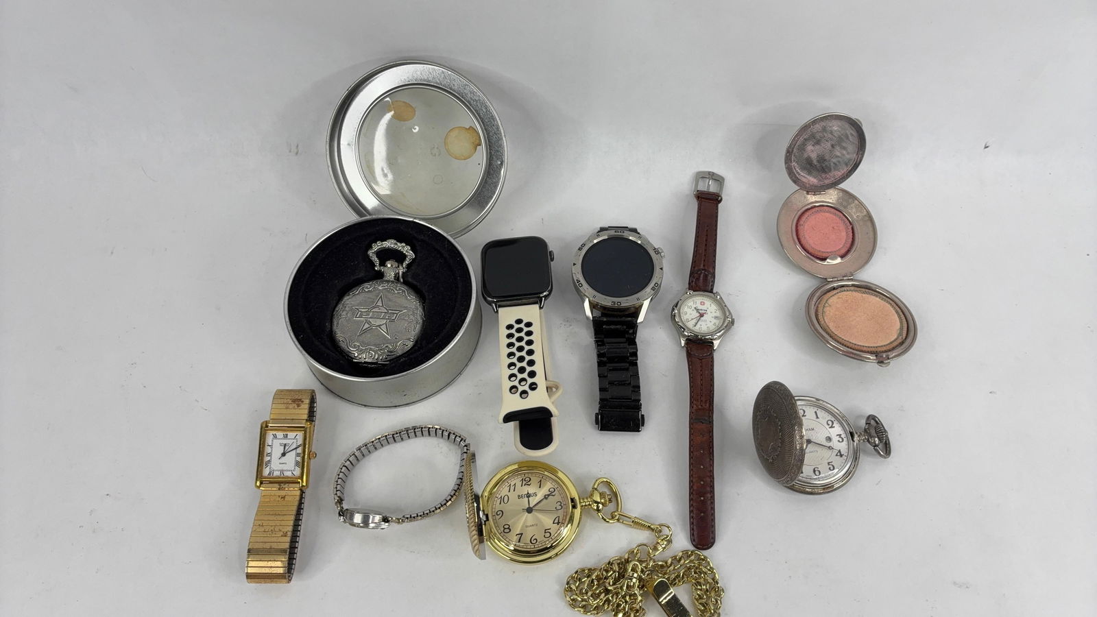 8 pocket and wrist watches: .