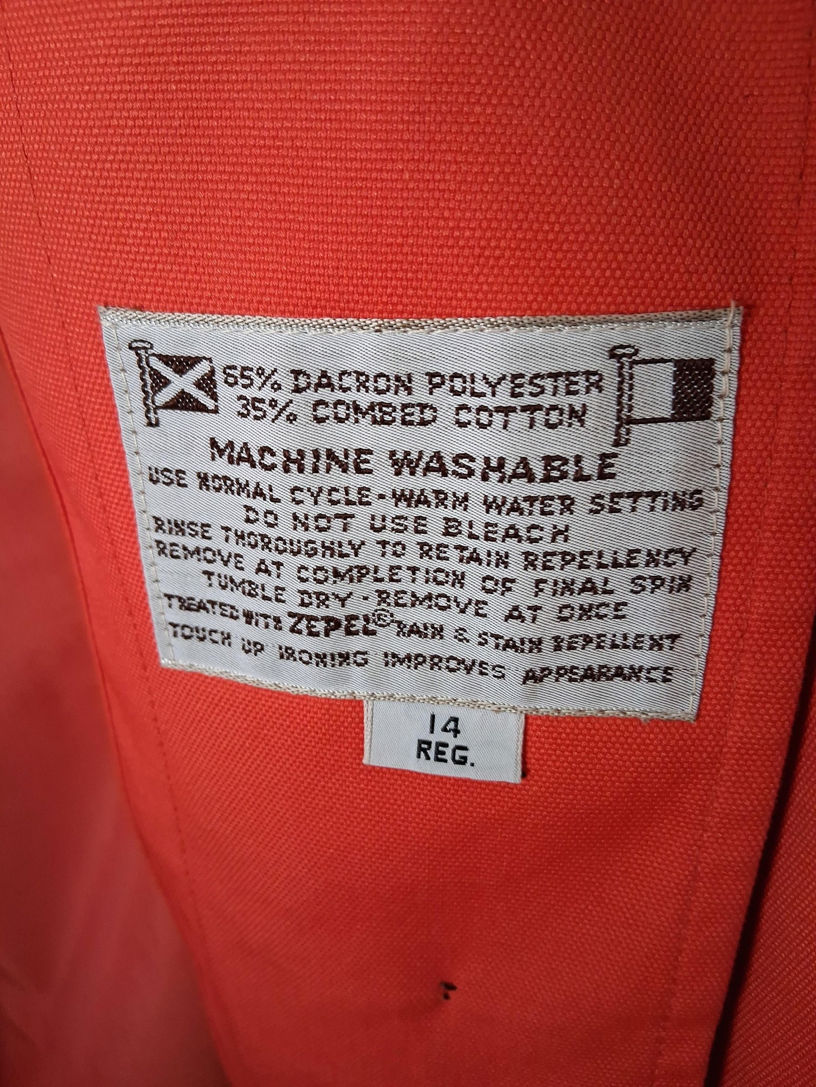 Vtg Orange Denim Misty Harbor jacket - 5