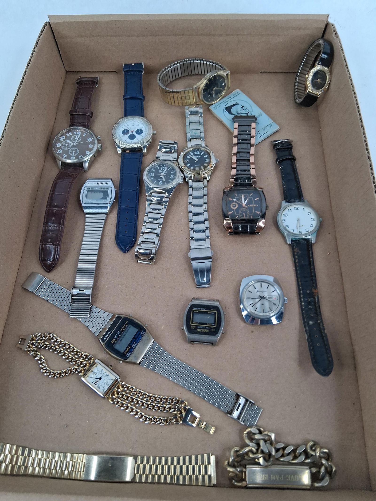 13 assorted wrist watches: see photos for better description