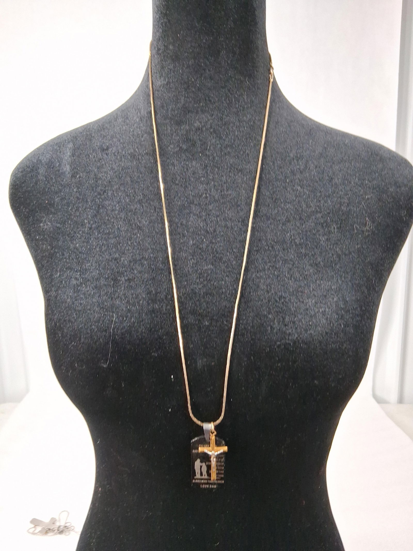 3 Religious Cross necklaces - 5