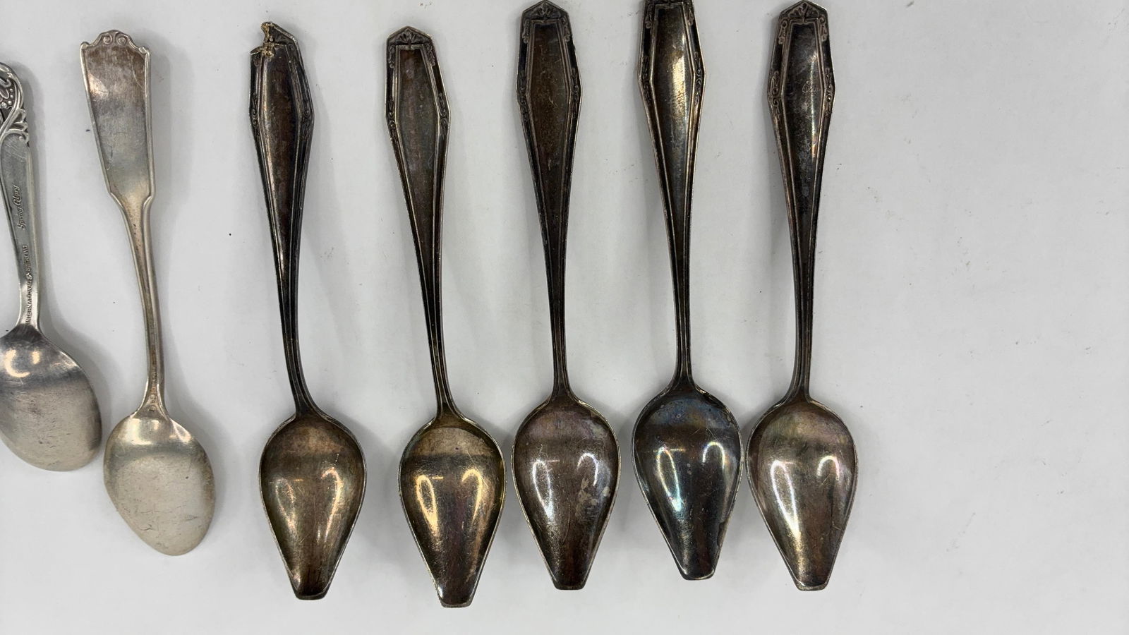 7 sterling silver spoons - 3