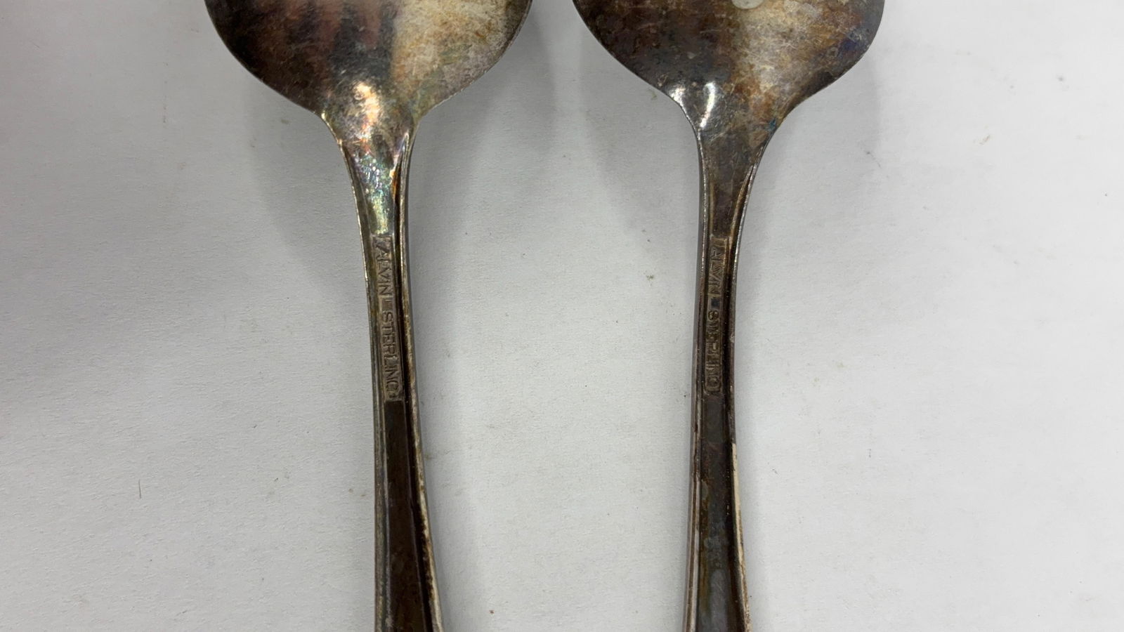 7 sterling silver spoons - 4