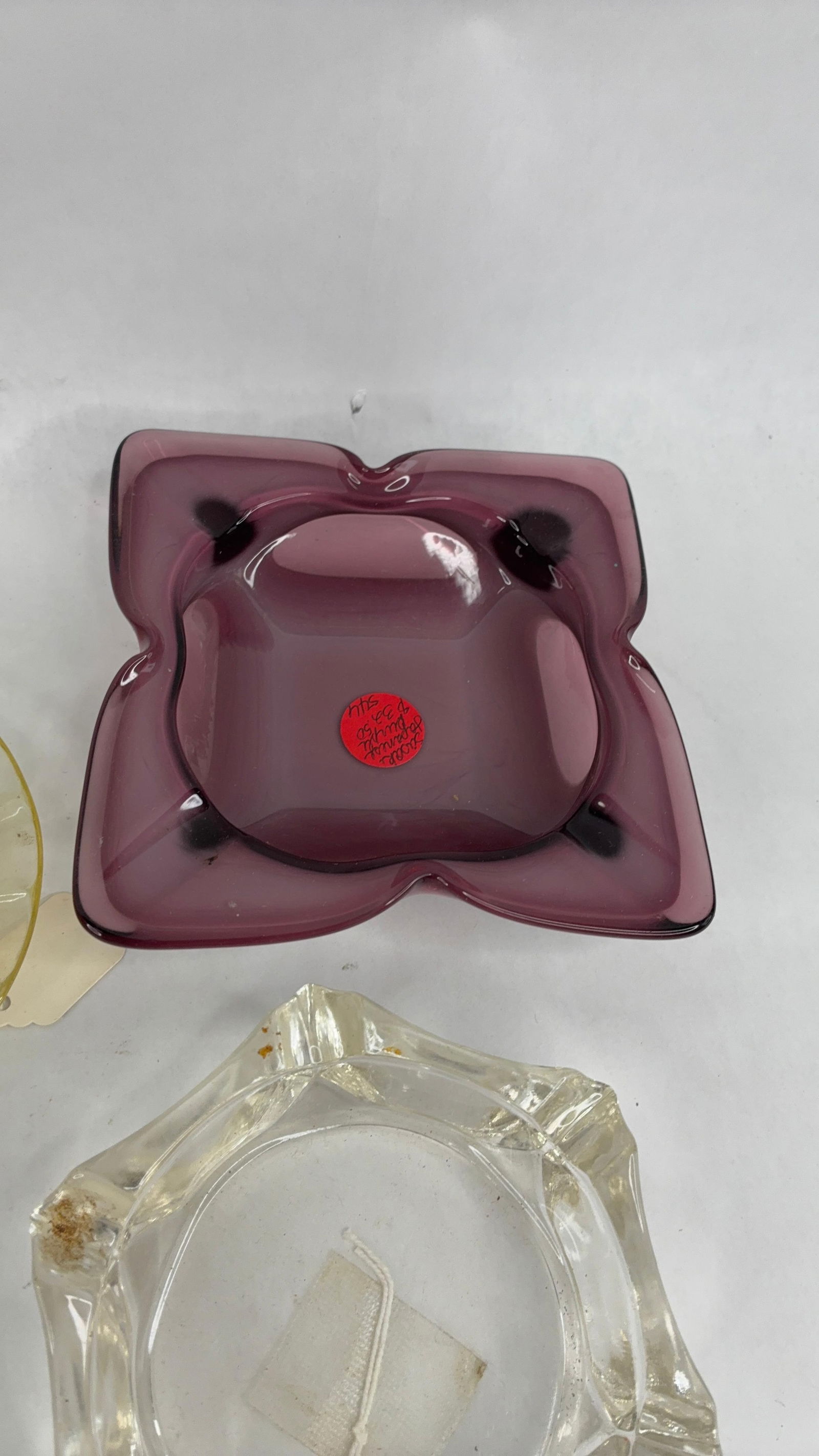 Mid Century glass ash trays - 7