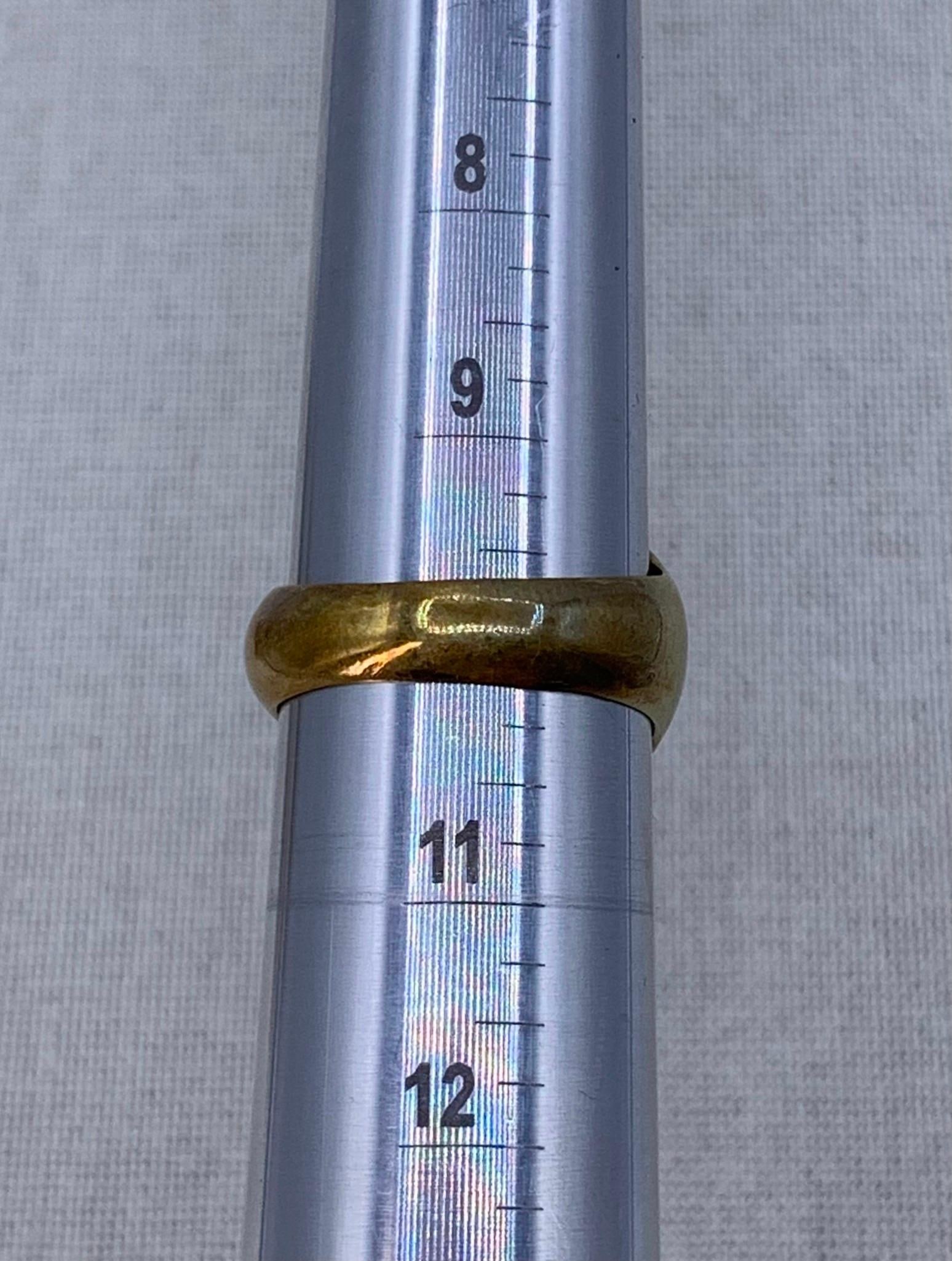 Glitzy Mid Century Men's Large Carat Created Ruby Ring - 10