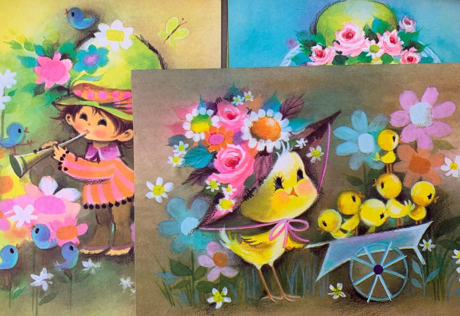 153 pc 1960s-70s NOS Birthday, Special Occasion, Greeting Card Box Collection: 4 vintage boxes included, some boxes with matching cards, some cards have accompanying envelopes, 1960s-70s era, Unused.