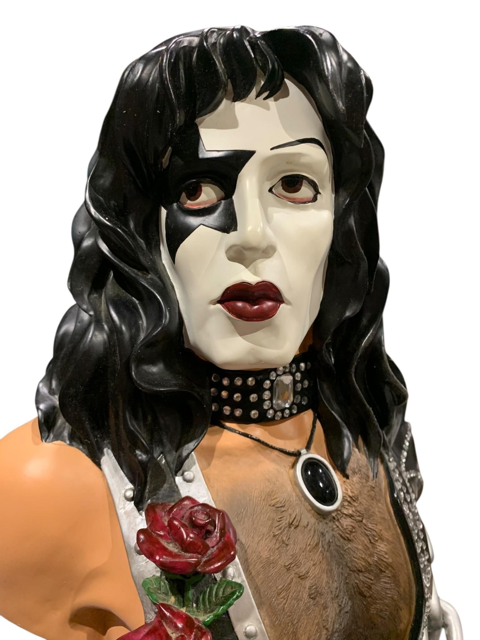 Large KISS Rock Band Paul Stanley Music Icon Bust Statue with Box (1 of 13)