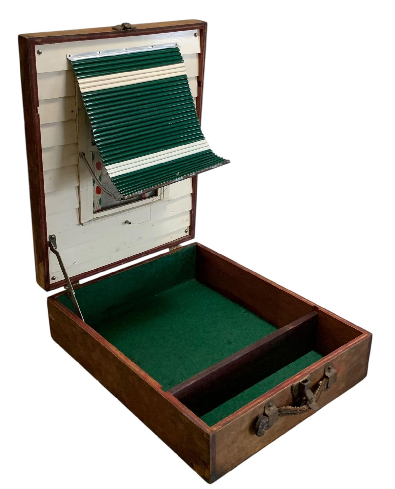 Mid Century Flexalum Aluminum Window Awning Salesman Sample in Wood Storage Case (1 of 15)