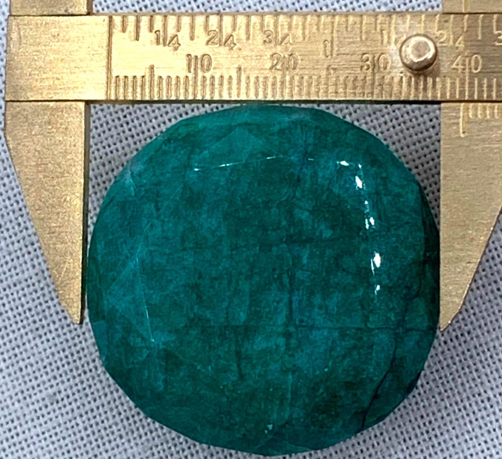 INCREDIBLE 286.45 Carat Jewelers Unmounted Round Cut Emerald Gemstone with Appraisal (1 of 19)