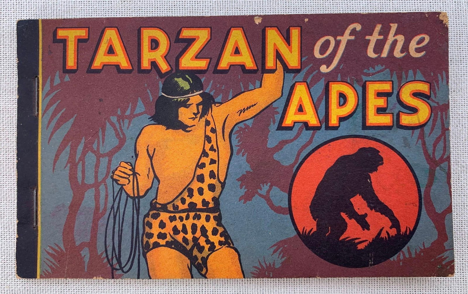 c1935 TARZAN of the APES Edgar Rice Burroughs Vintage Big Little Book (1 of 9)
