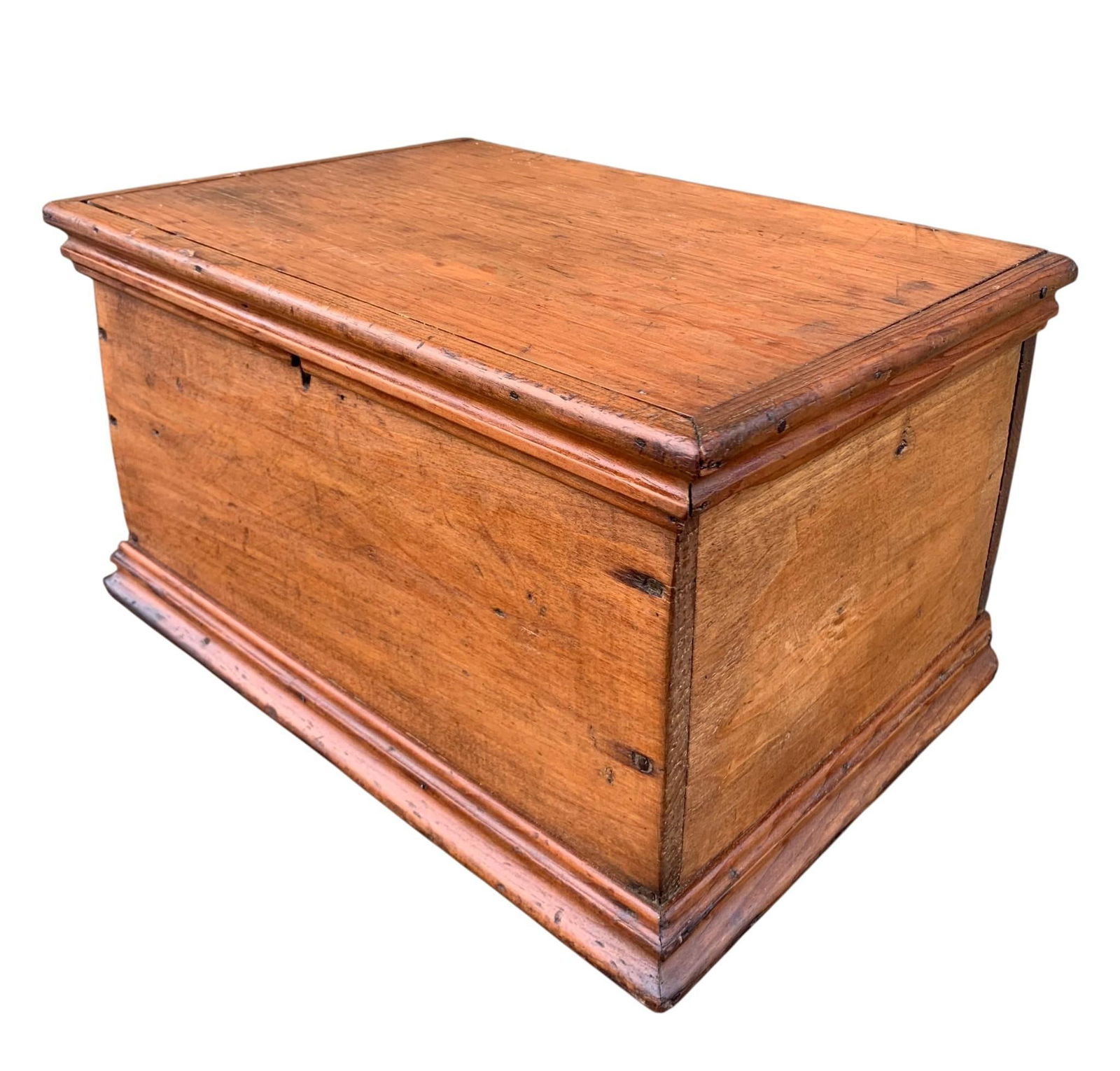 Fine Antique 19th Century Square Nail Document, Valuables, Miniature Chest (1 of 10)