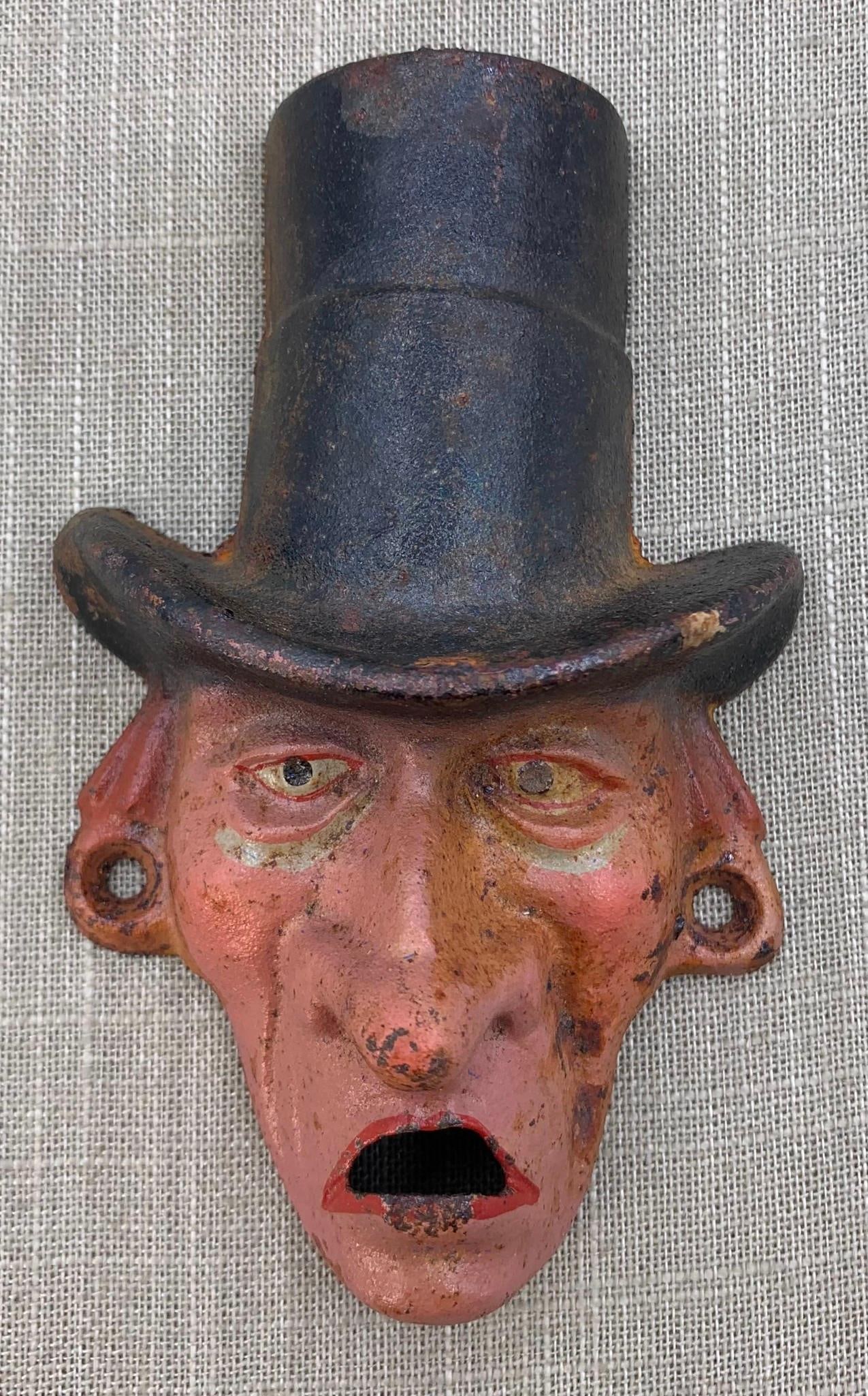 Vintage WILTON Senator Volstead Caricature Cast Iron Pub, Bar, Bottle Opener (1 of 6)