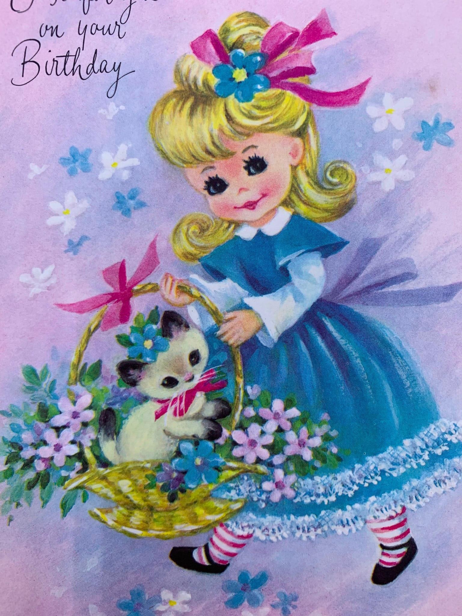 203 pc New Old Stock Mid Century Birthday, Get Well, Holiday, Spec Occasion Greeting Card Collection (1 of 20)