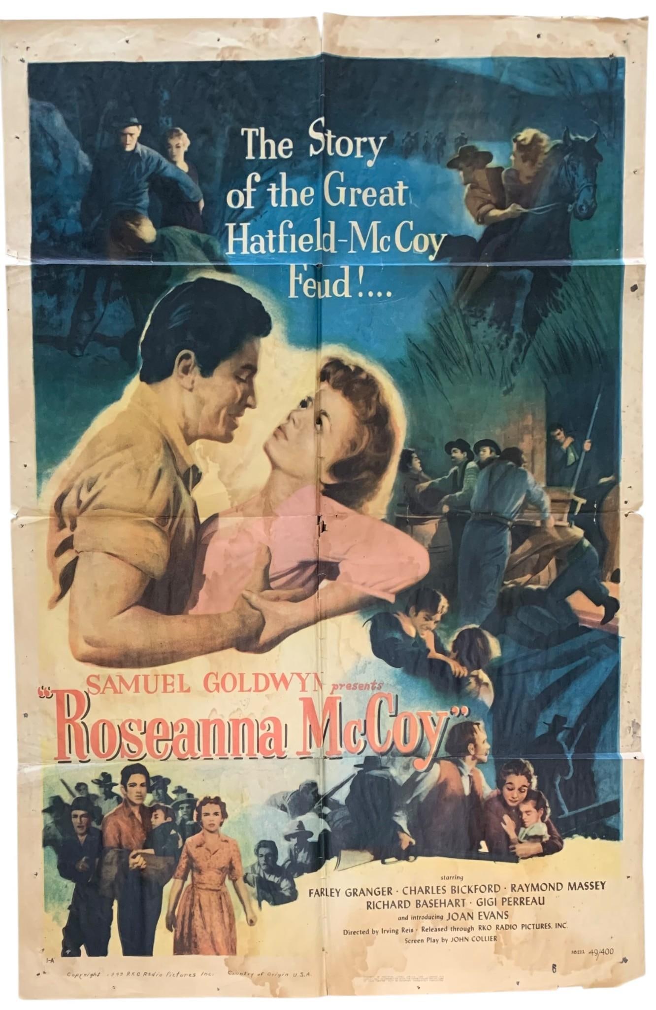 2 Original 1945 DO YOU LOVE ME 1949 ROSEANNA MCCOY Vintage Theater Movie Posters (1 of 12)