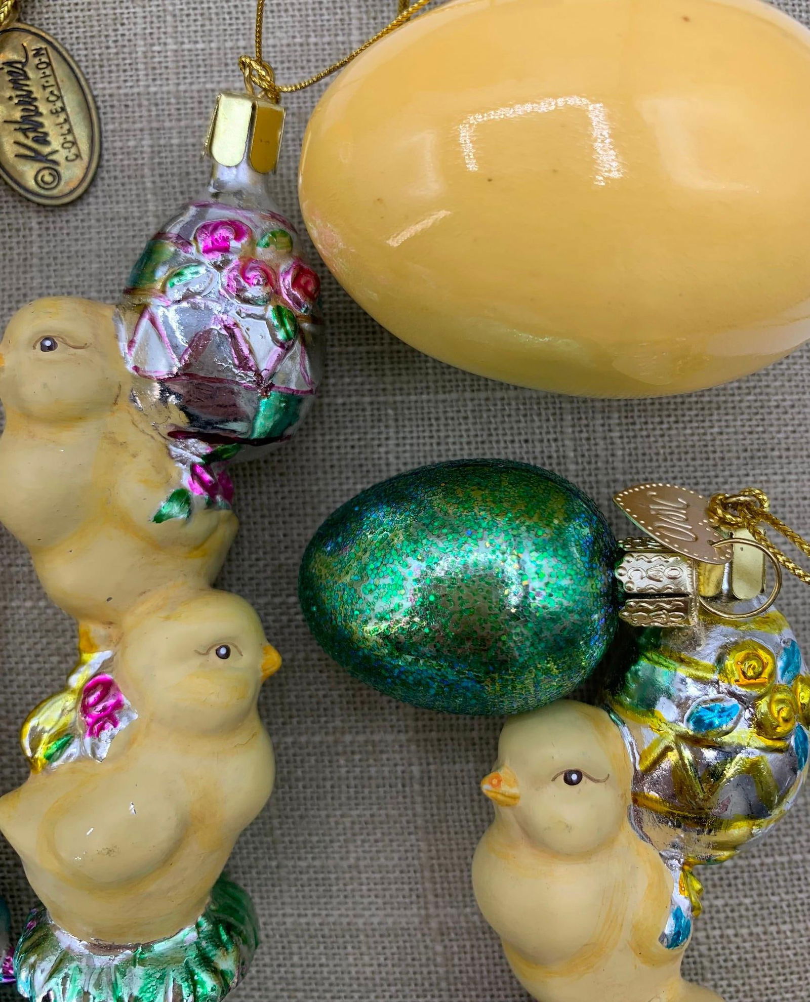 34 pc Vintage Easter Holiday Decorations - 13