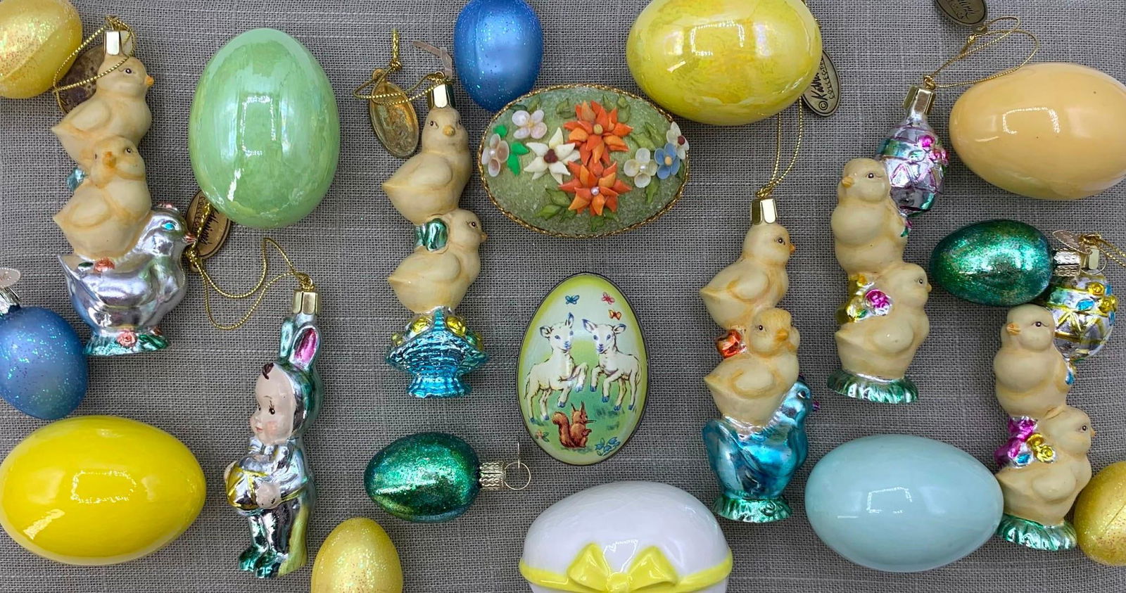 34 pc Vintage Easter Holiday Decorations - 2