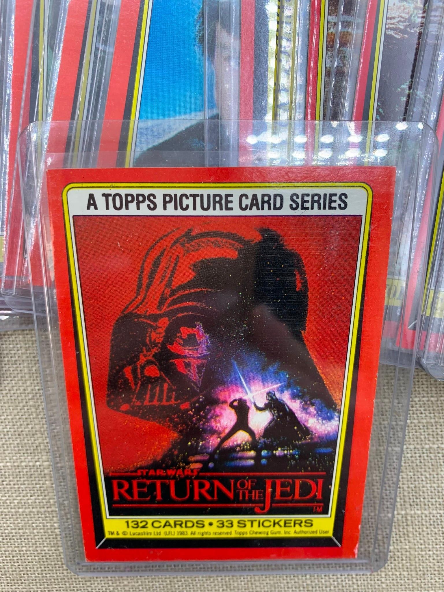 474 pc 1966-88 Return of the Jedi, Dick Tracy, Dinosaurs Attack Trading Cards Sticker Cards (1 of 20)