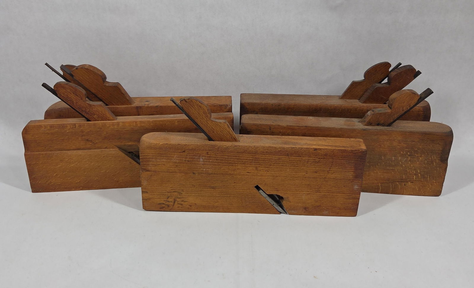 Lot of Vintage Wood Molding Plane Lot of 5 Assorted (1 of 7)