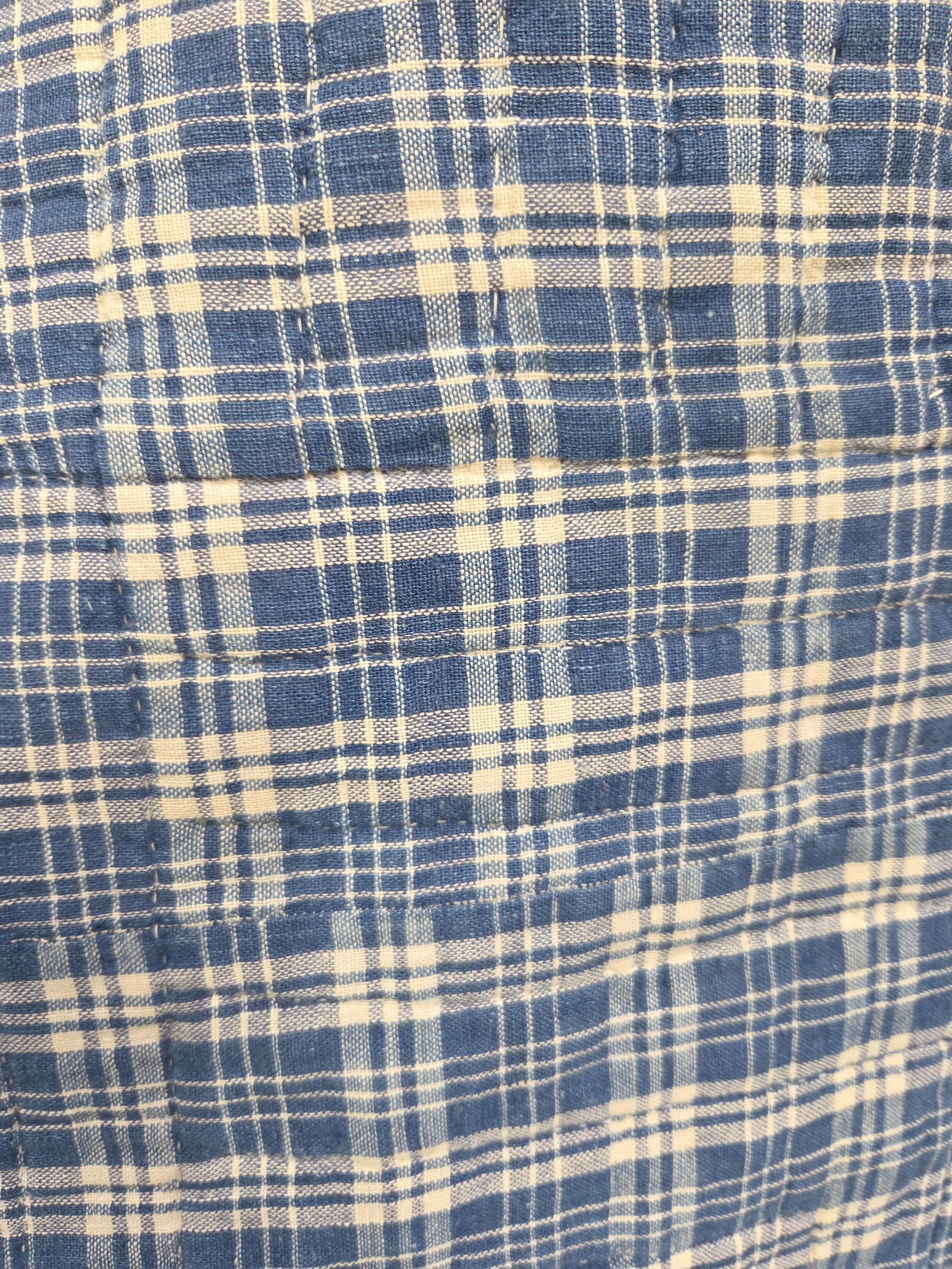 Hand Stitched Crazy Diamond Patchwork Quilt - 11