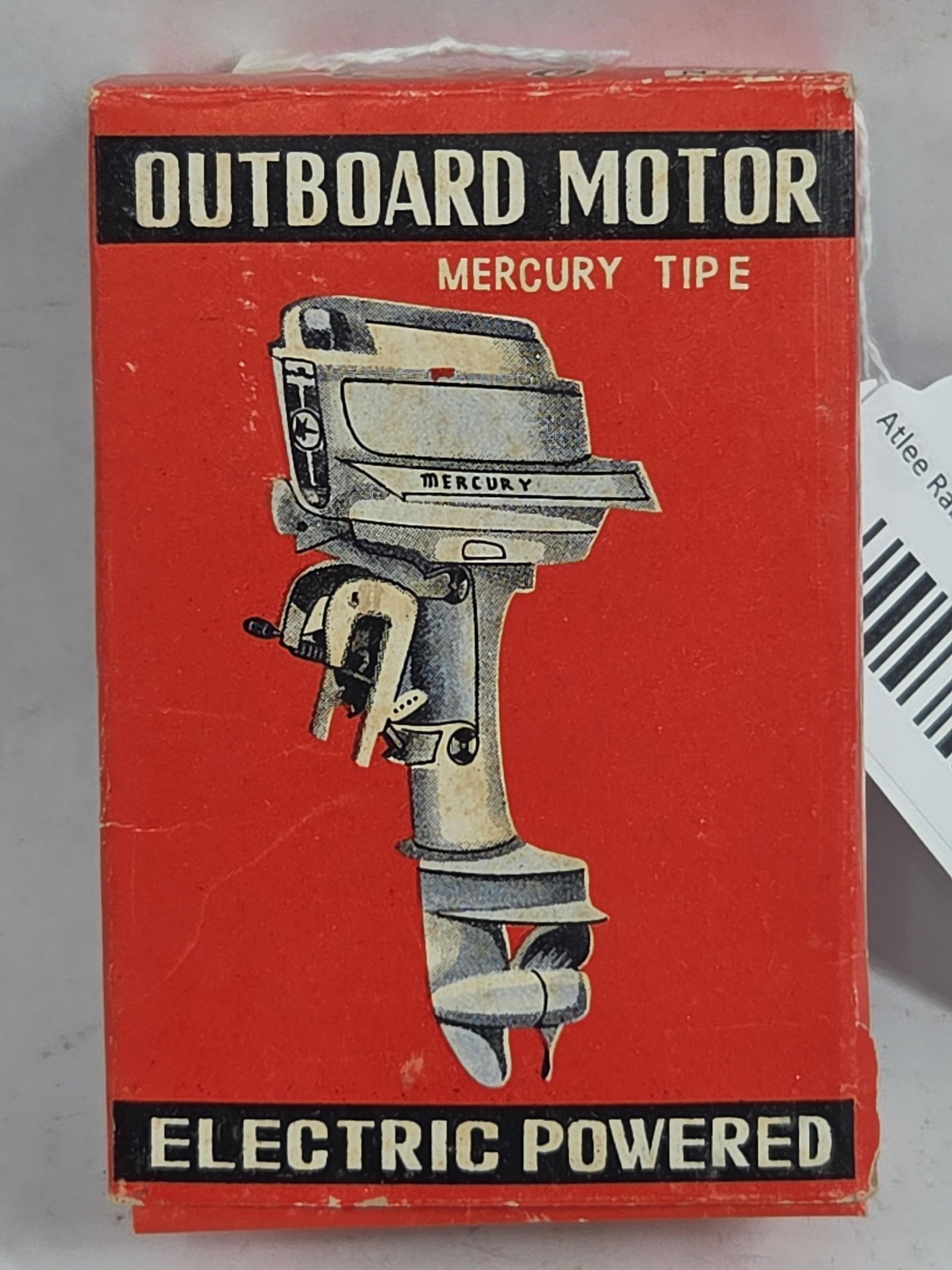 Union Craft Mercury Type No. 23 Toy Outboard Motor in Original Packaging: Appears to be in good condition 3.75 in.