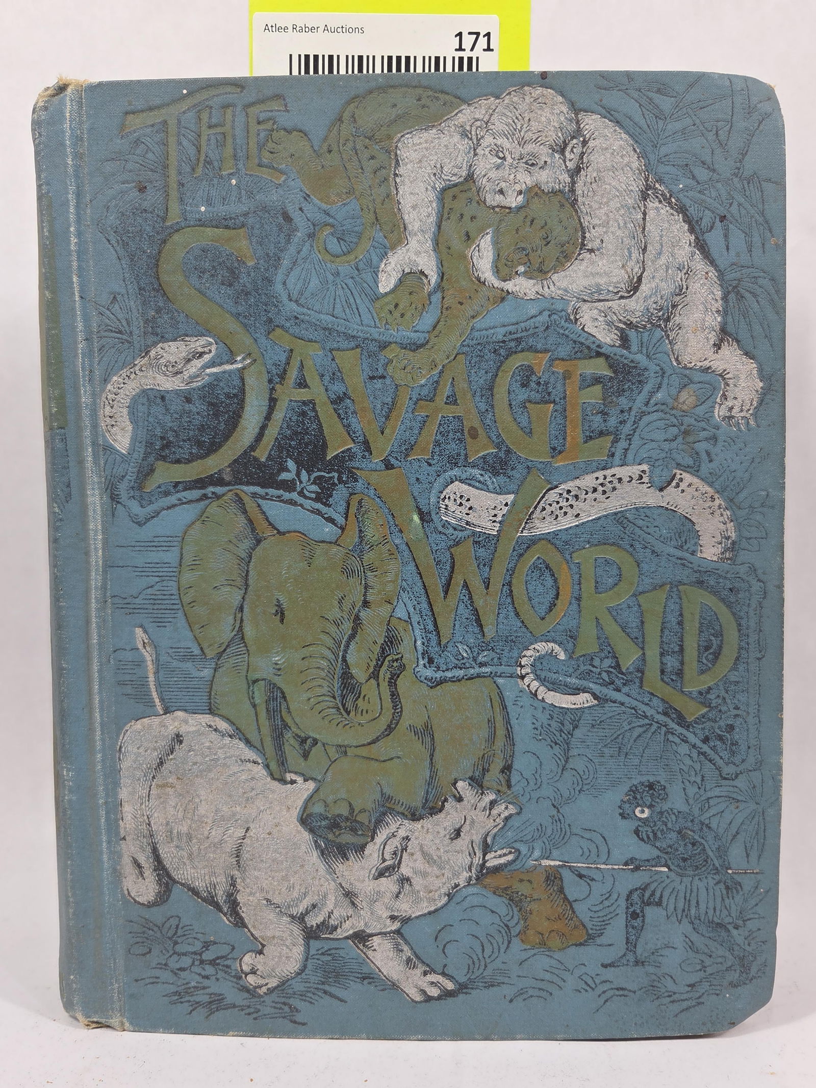 The Savage World 1889 Natural History: A complete Natural History of the worlds creatures, featuring fishes, reptiles, insects, birds, and mammals. Embellished with over 1500 elegant engravings. Copyright 1889. Images are bright and