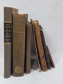 1800's Autograph Book, 1884 Personal Leather Diary and Variety of Story Book Readers
