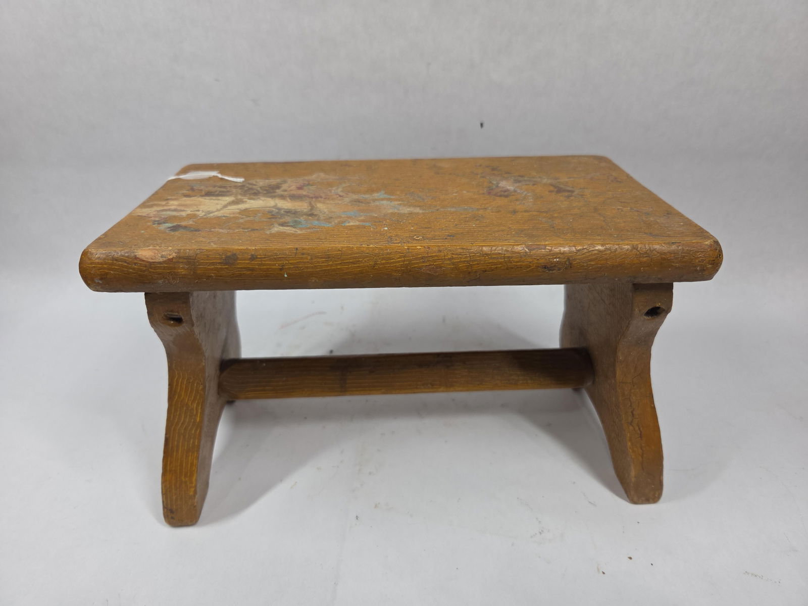 Grain Painted Childs Stool (1 of 4)