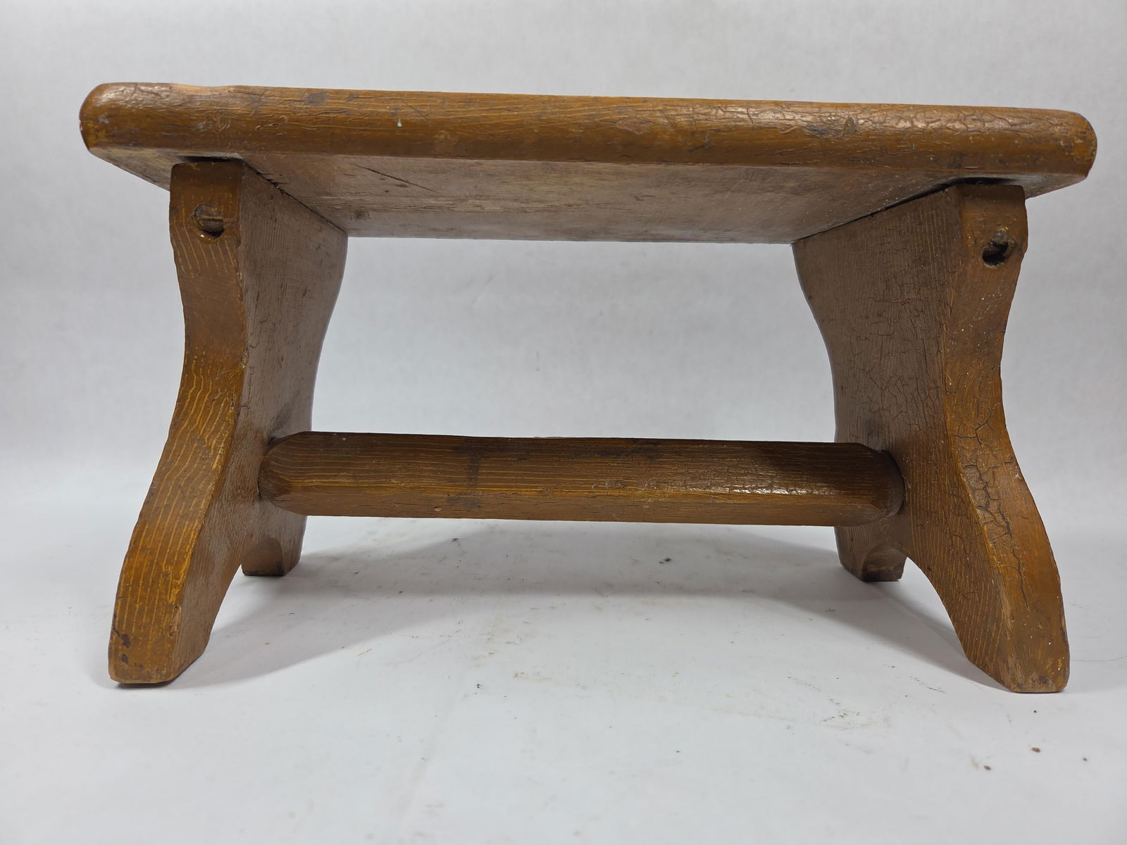 Grain Painted Childs Stool - 2