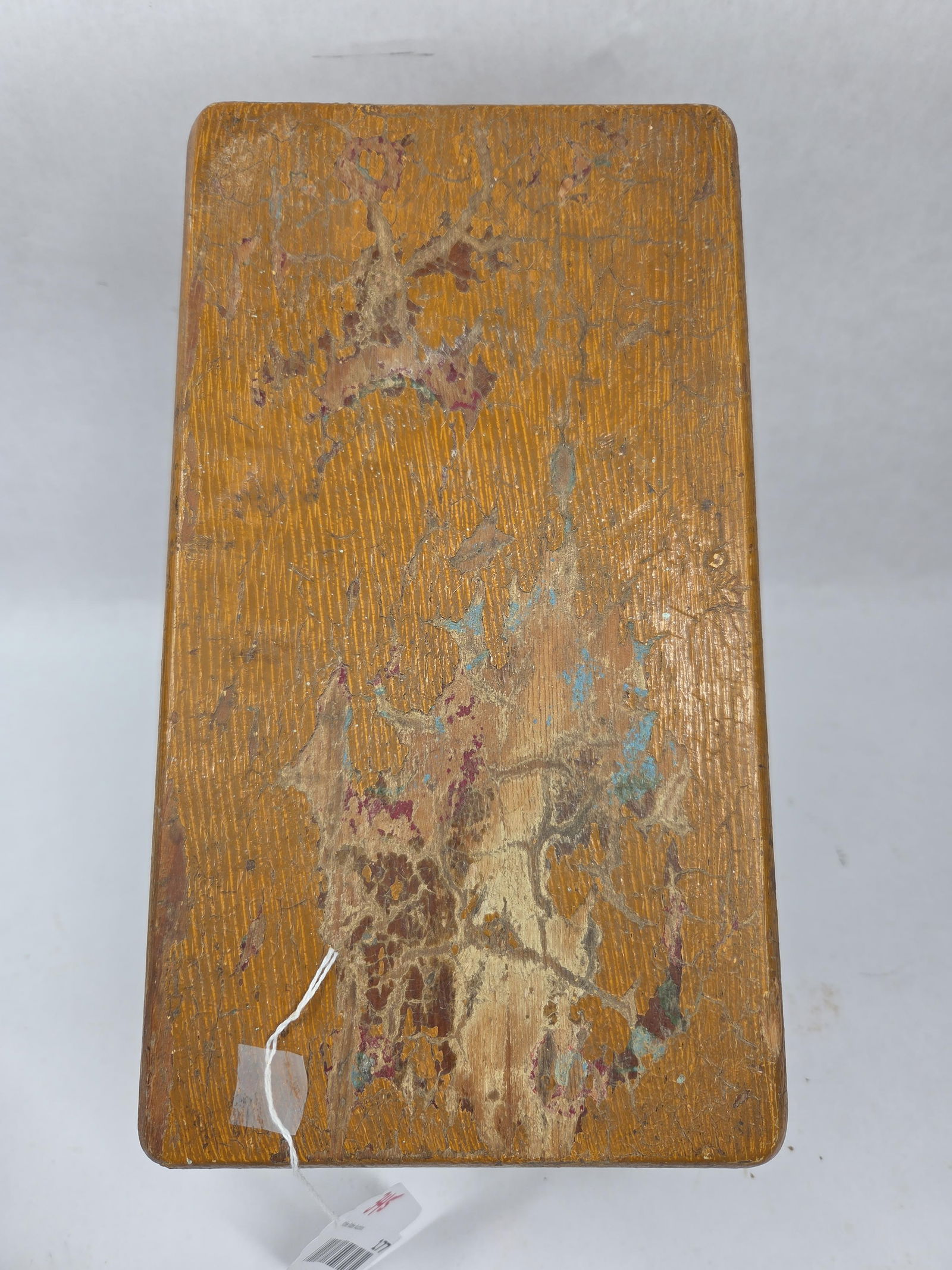 Grain Painted Childs Stool - 3