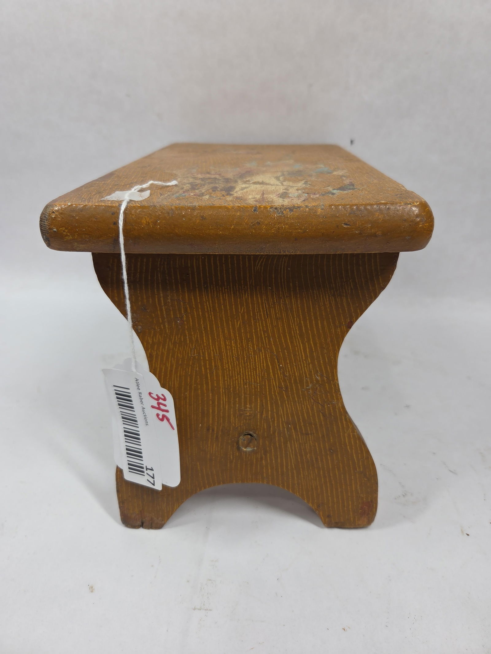 Grain Painted Childs Stool - 4