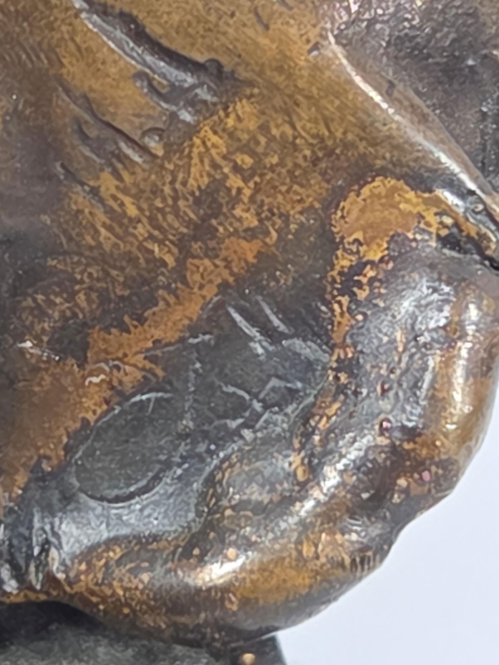 Brass Eagle Head Sculpture - 6