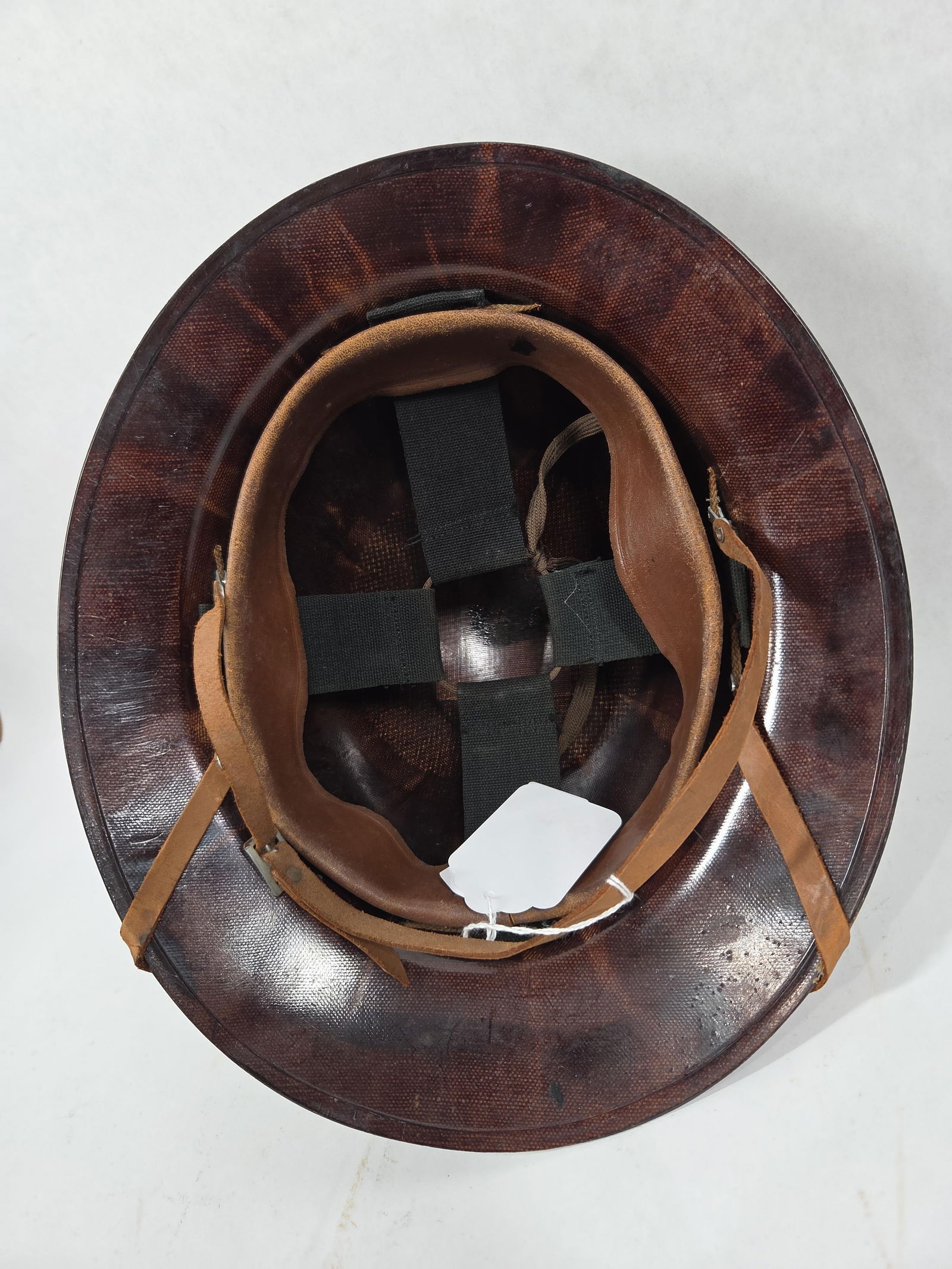 Capt L Augustine WW2 US Navy Hard Hat - 4