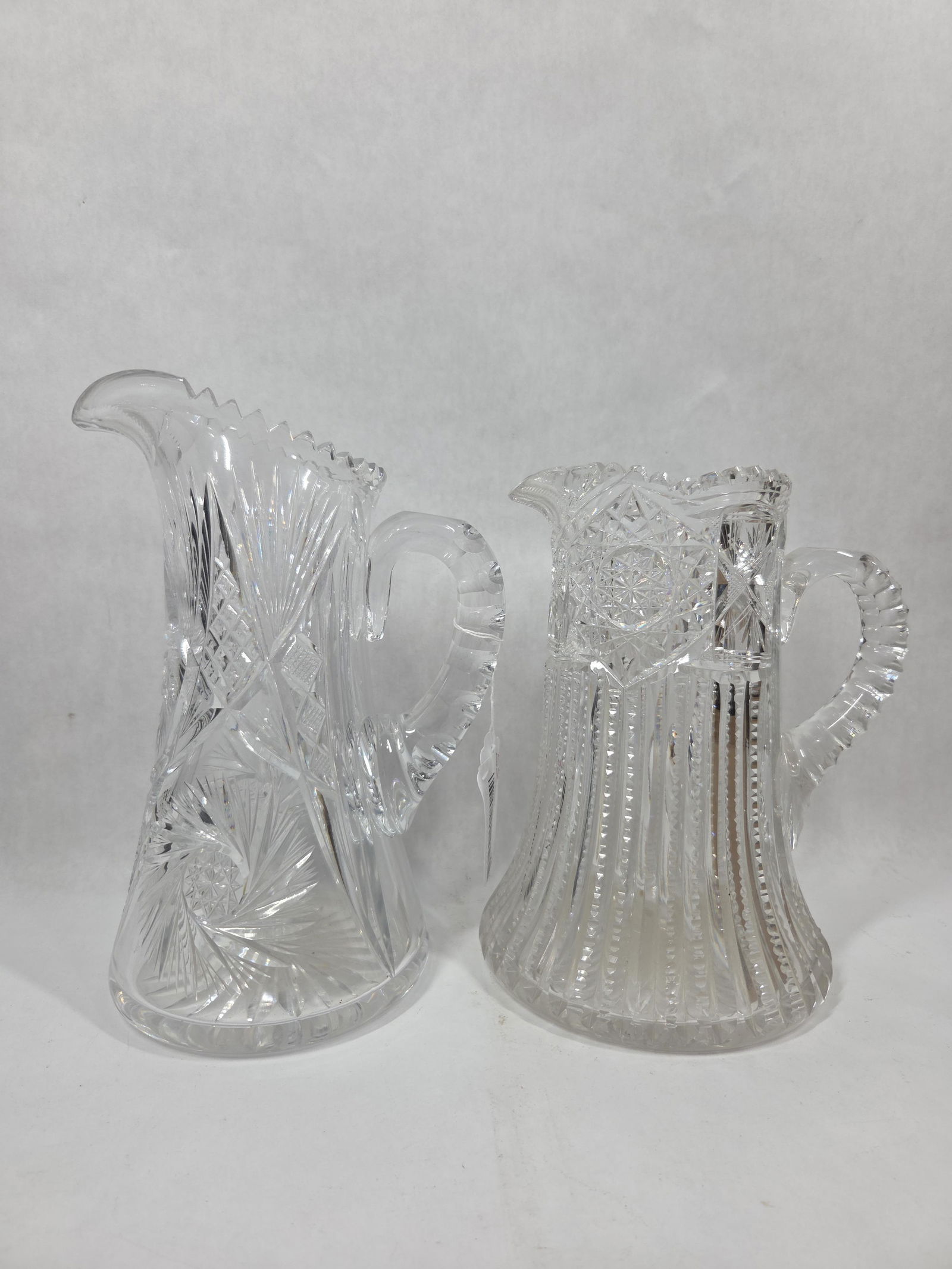 J. Hoare & Co. ABP Cut Glass Hayden Pitcher w/ ABP McKee Broth Martec Tankard Crystal Pitcher (1 of 9)