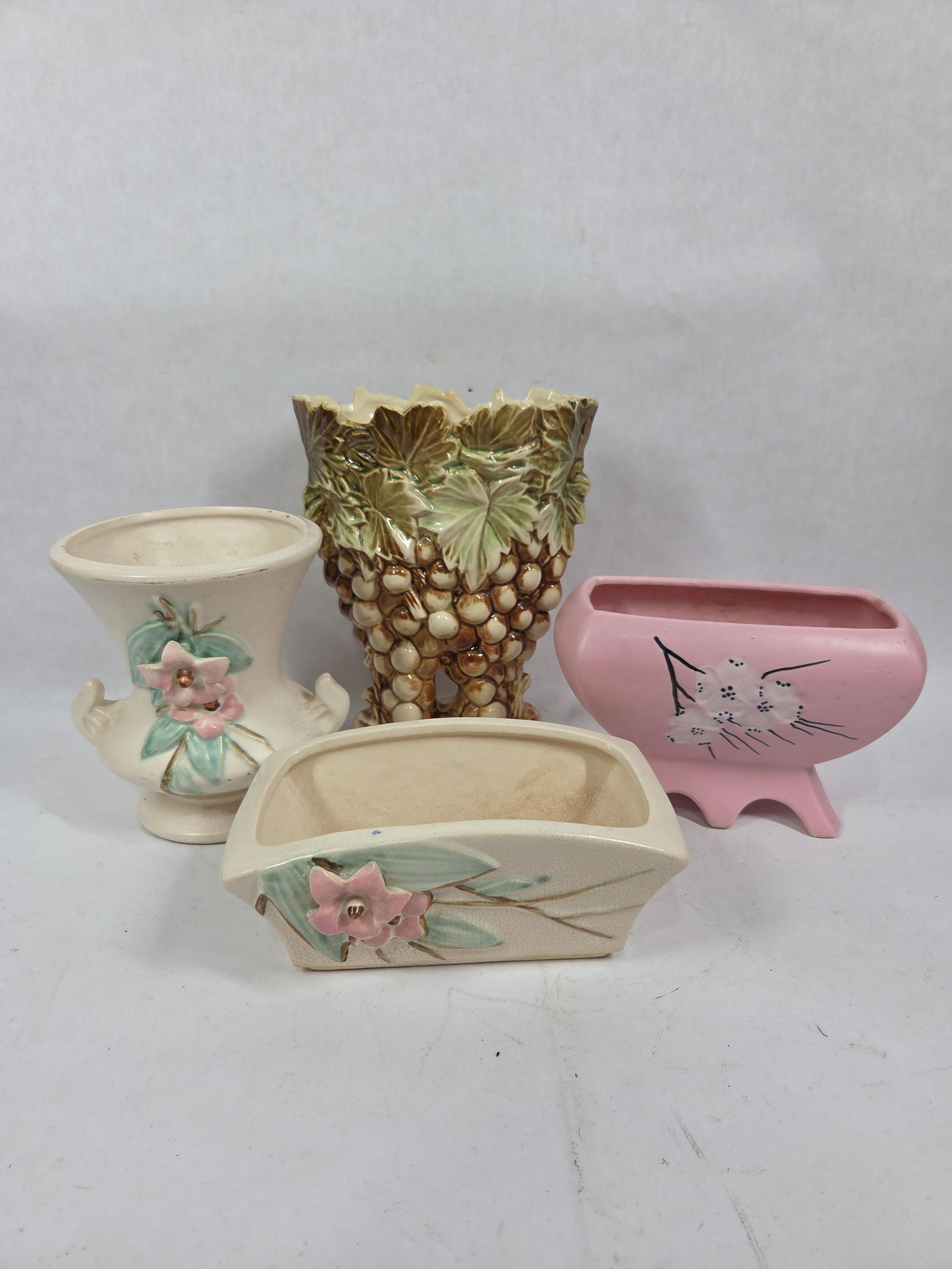 McCoy Pottery Lot of Assorted Planters and Vases Lot of 4 (1 of 14)