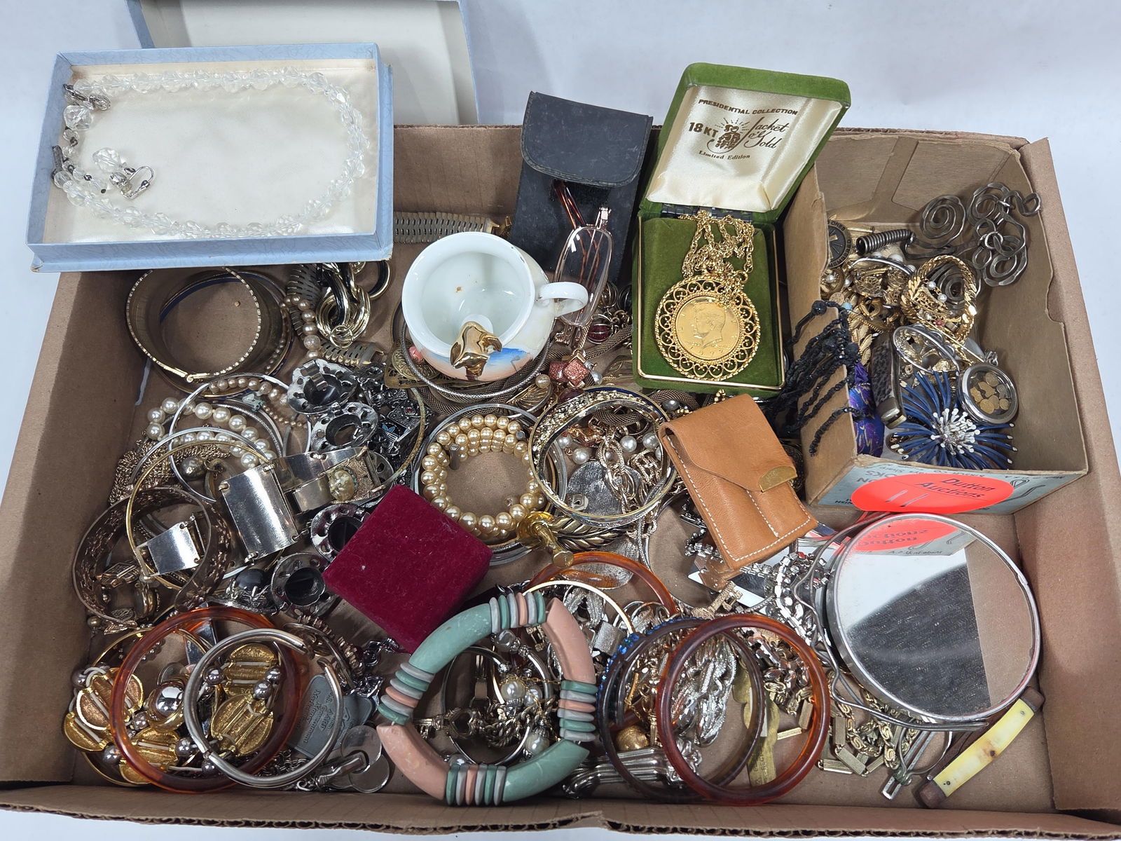 Assorted Jewelry, Trinket, Collectible Lot Inc. Knives, Jewelry, Keychains and More (1 of 8)