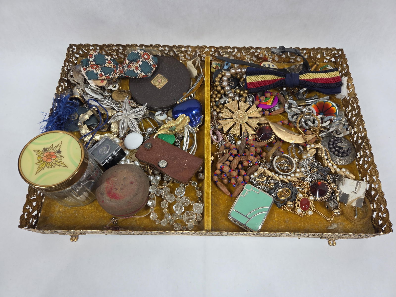 Vanity Tray & Misc Jewelry (1 of 7)