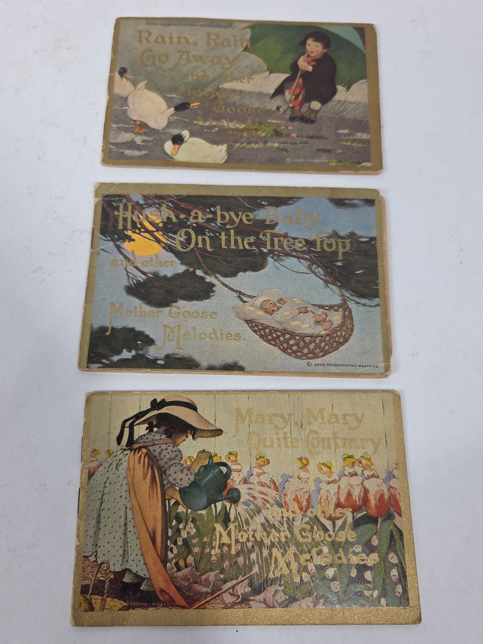 3- 1913 Small Childrens Booklets: Illus. by Jessee WIlcox Smith. Colgate promotions.