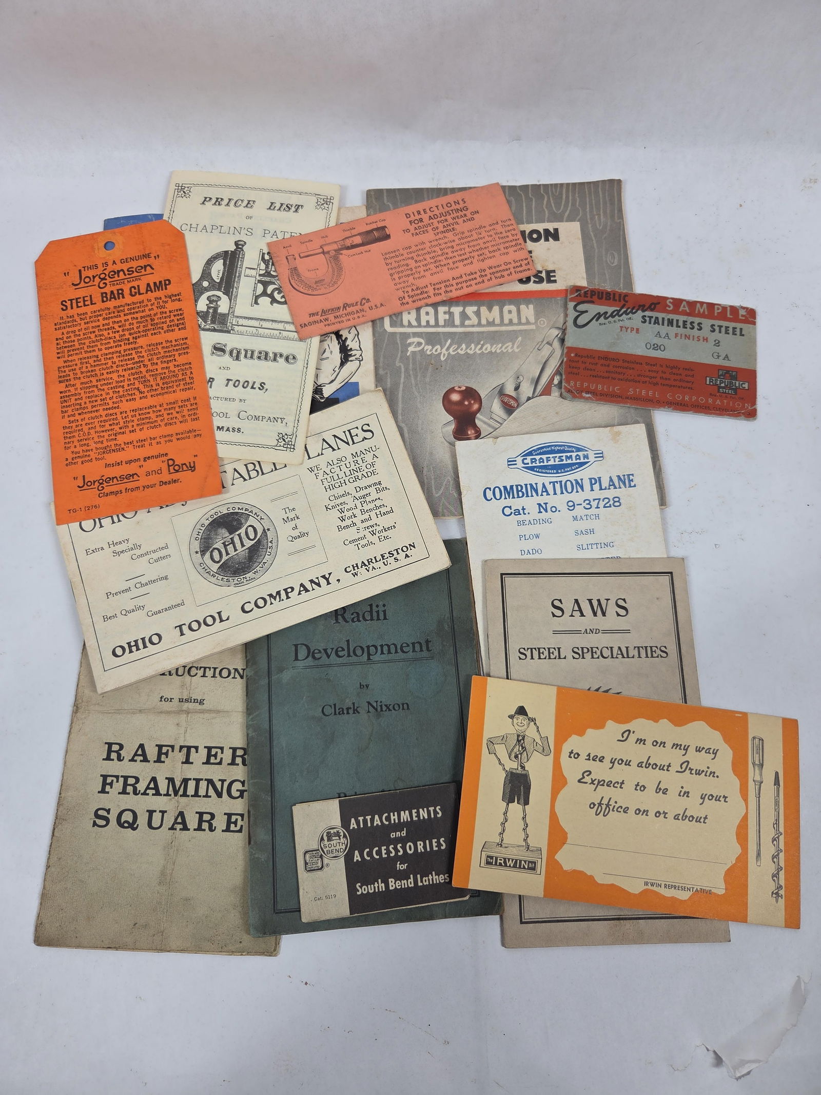 Vintage Woodworking Tool Literature (1 of 17)