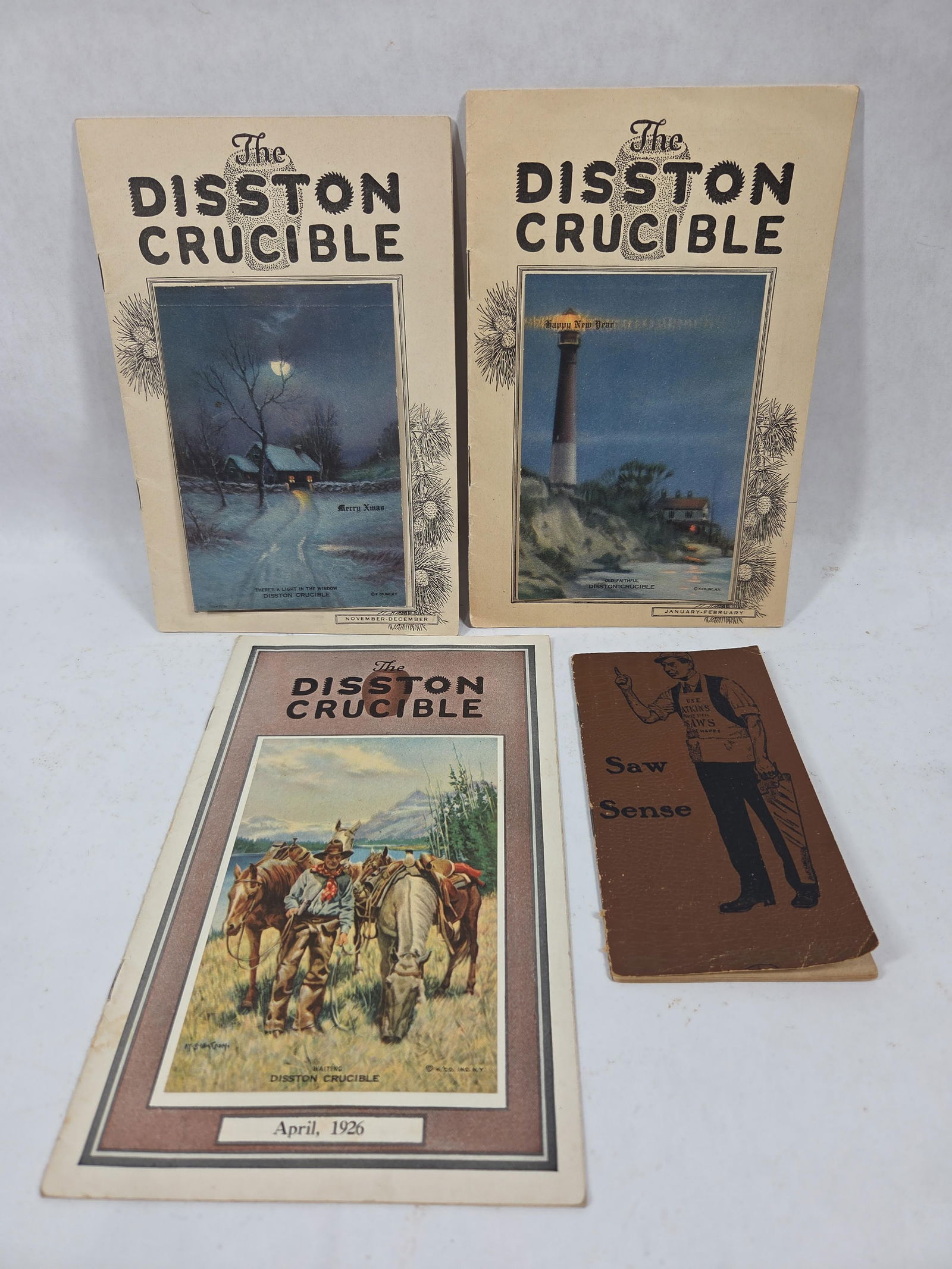 4-1920s Handsaw Booklets: The Disston Crucible and Adkins Saw sense