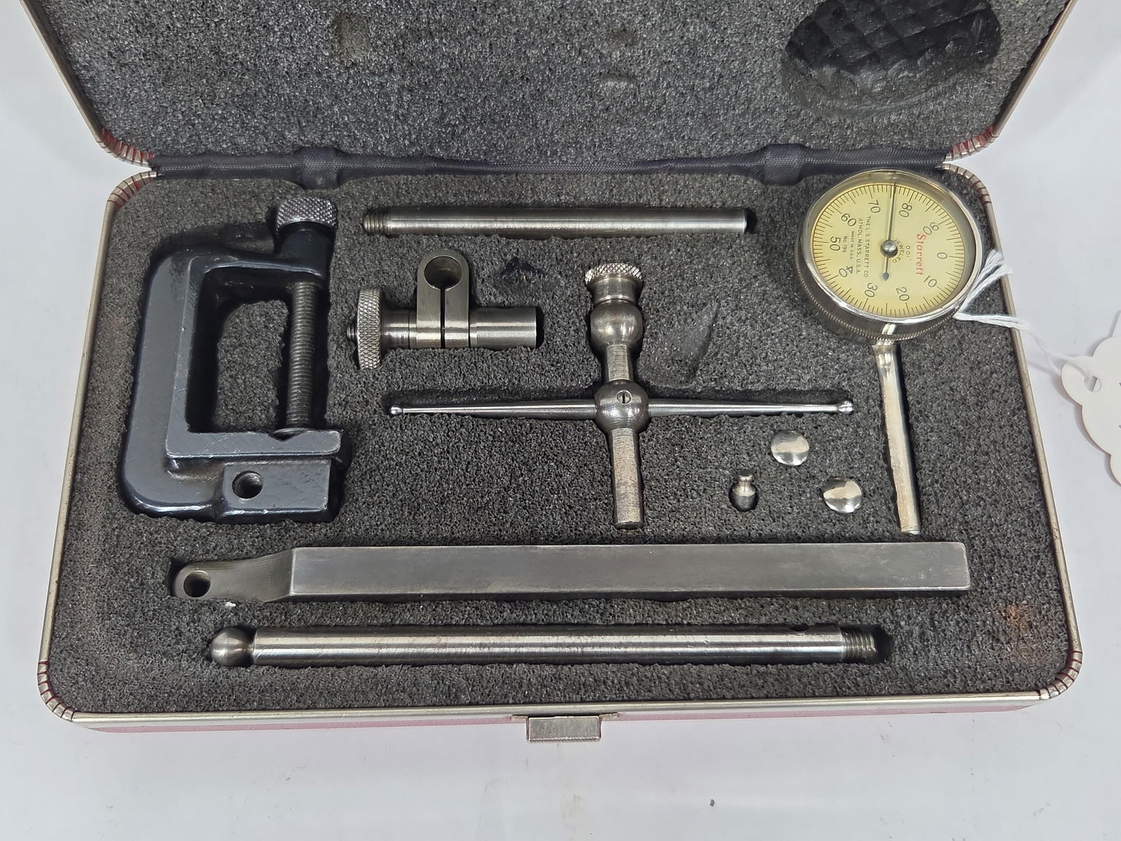 Starrett #196 Universal Back Plunger Dial Indicator Set - 2