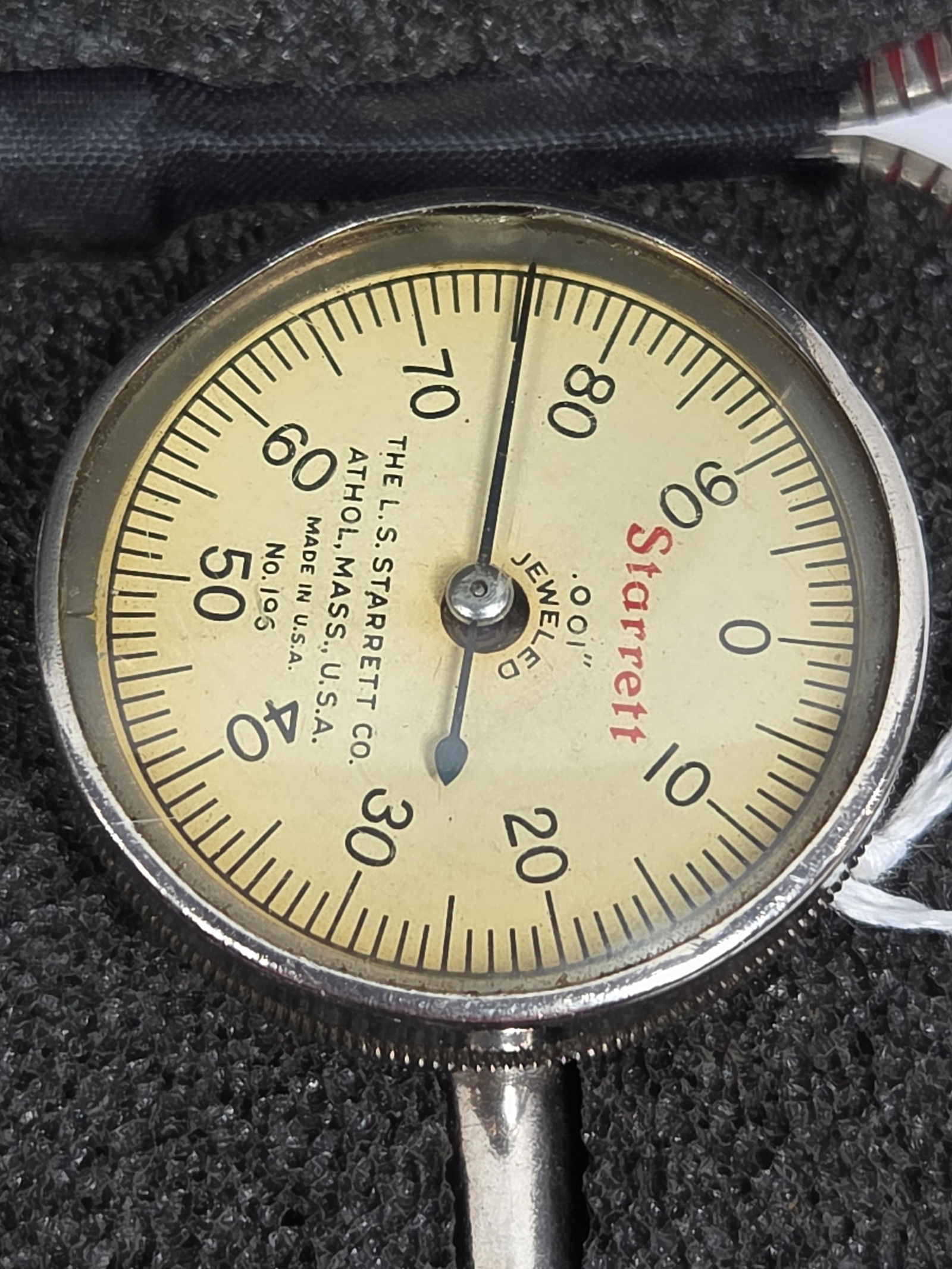 Starrett #196 Universal Back Plunger Dial Indicator Set - 3