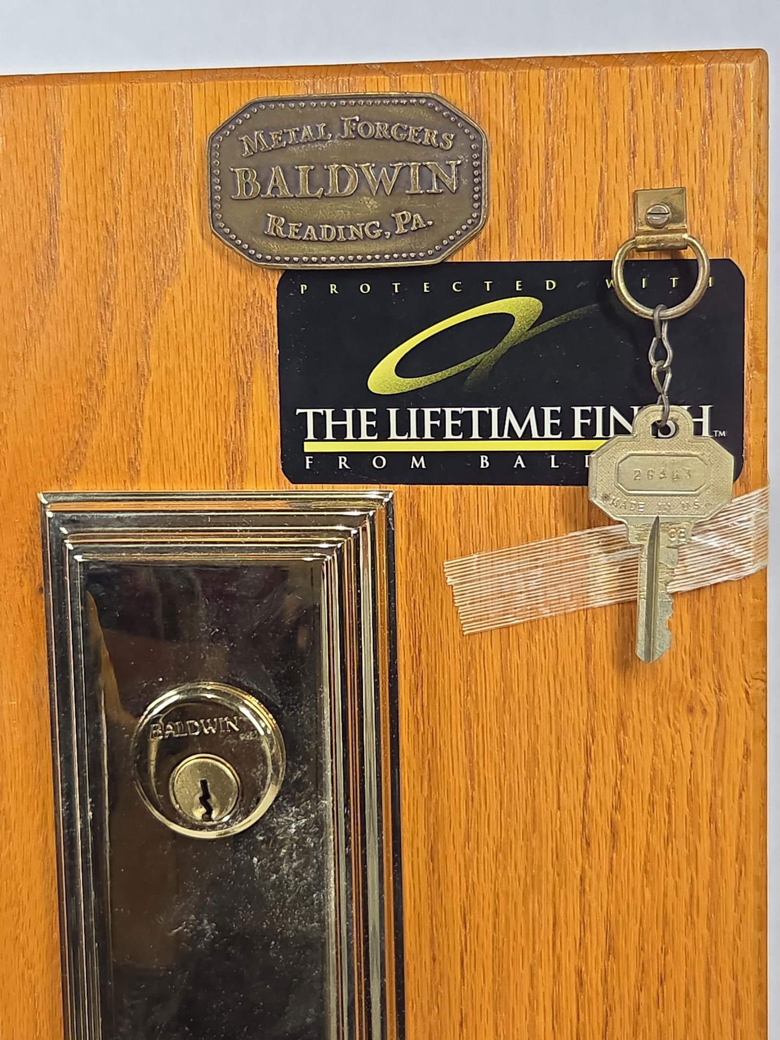 Baldwin Salesman Sample Door Lock Set - 3
