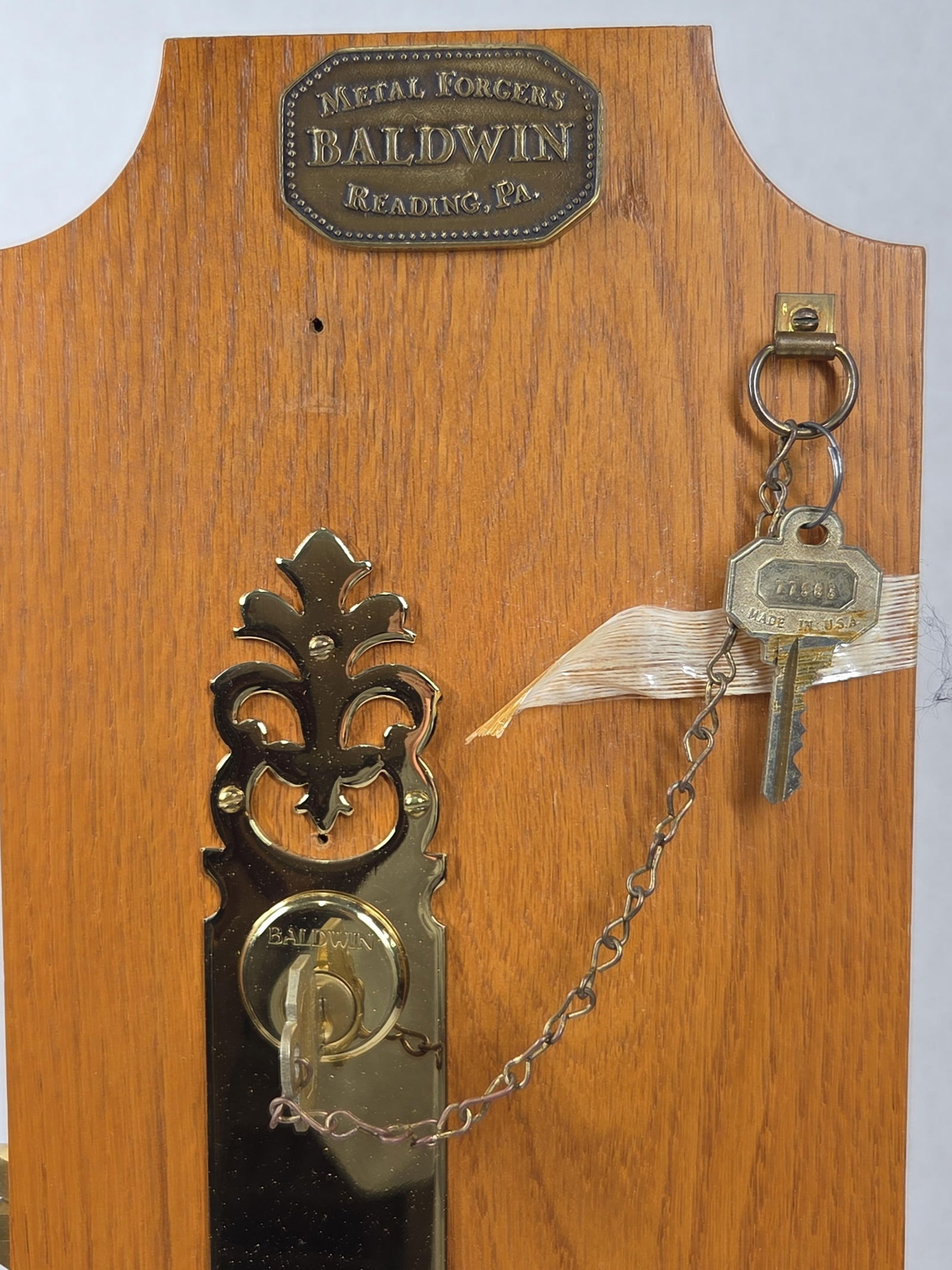 Baldwin Brass Door Lock Salesman Sample - 2