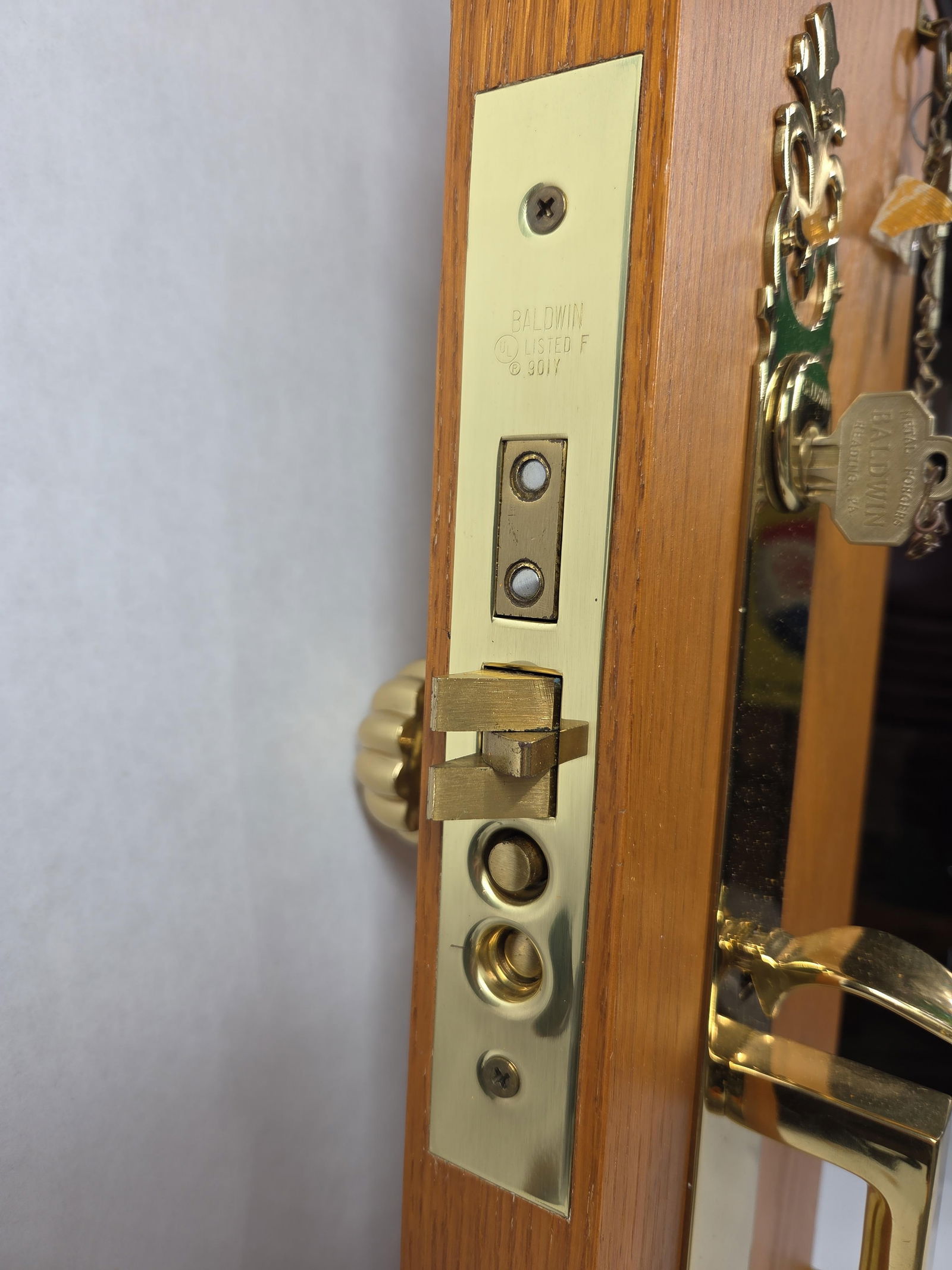 Baldwin Brass Door Lock Salesman Sample - 4