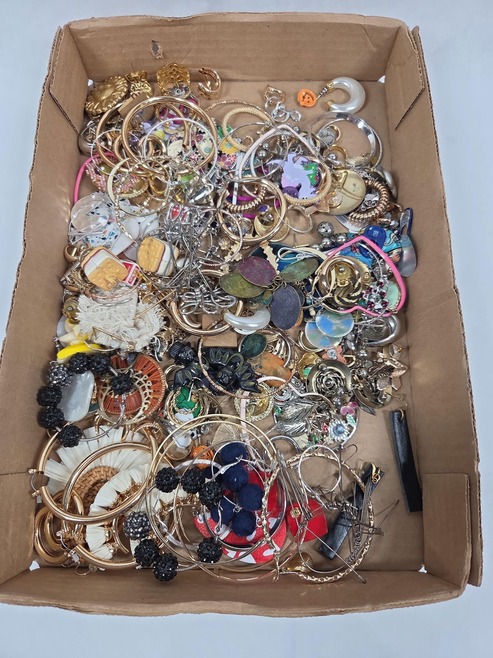 Unique Earring collection: New and older pieces.